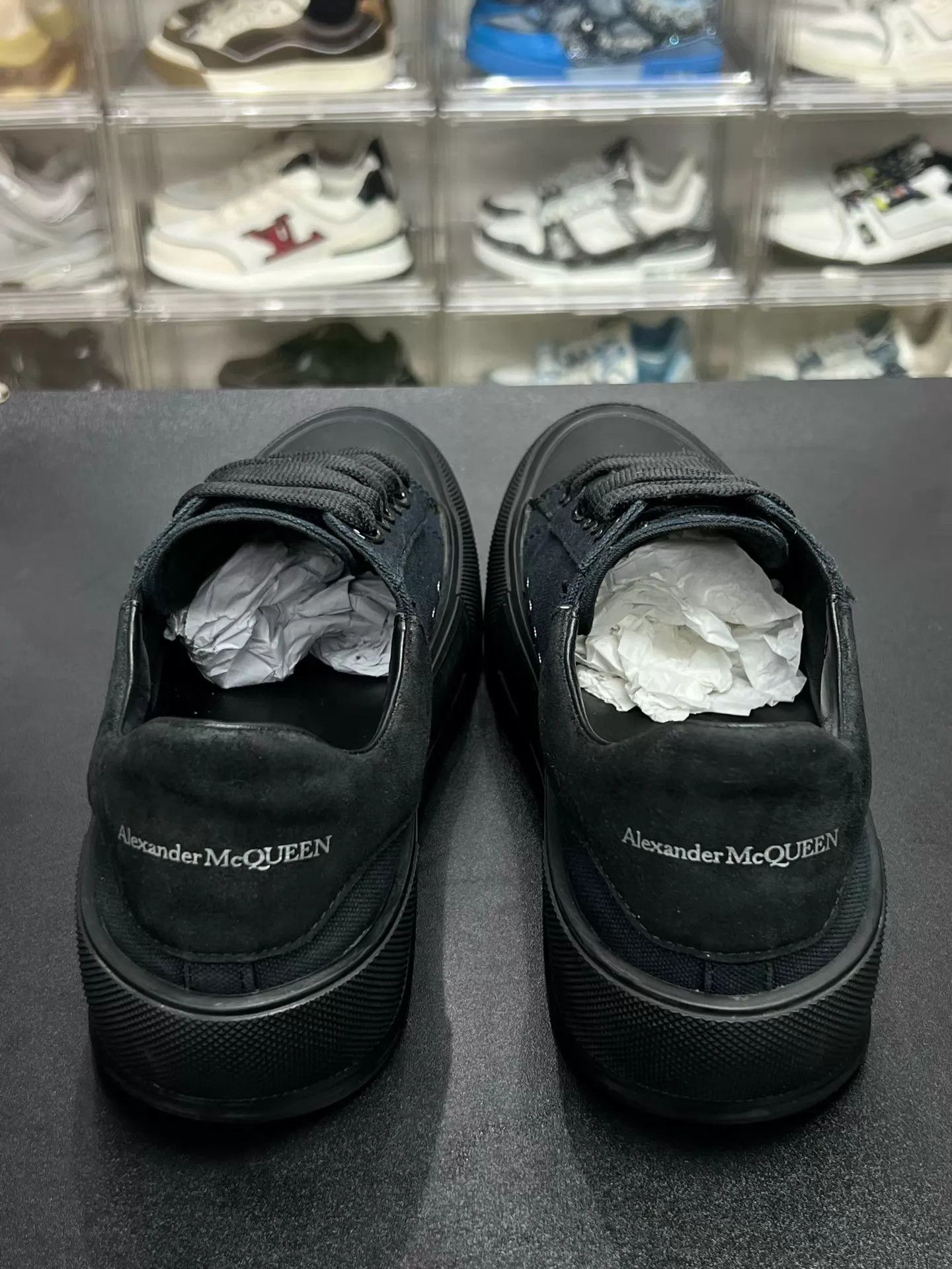 Alexander McQueen MCQ Deck Low-Top Sneakers Black Size 40 Size US 7 / EU 40 - 7 Thumbnail
