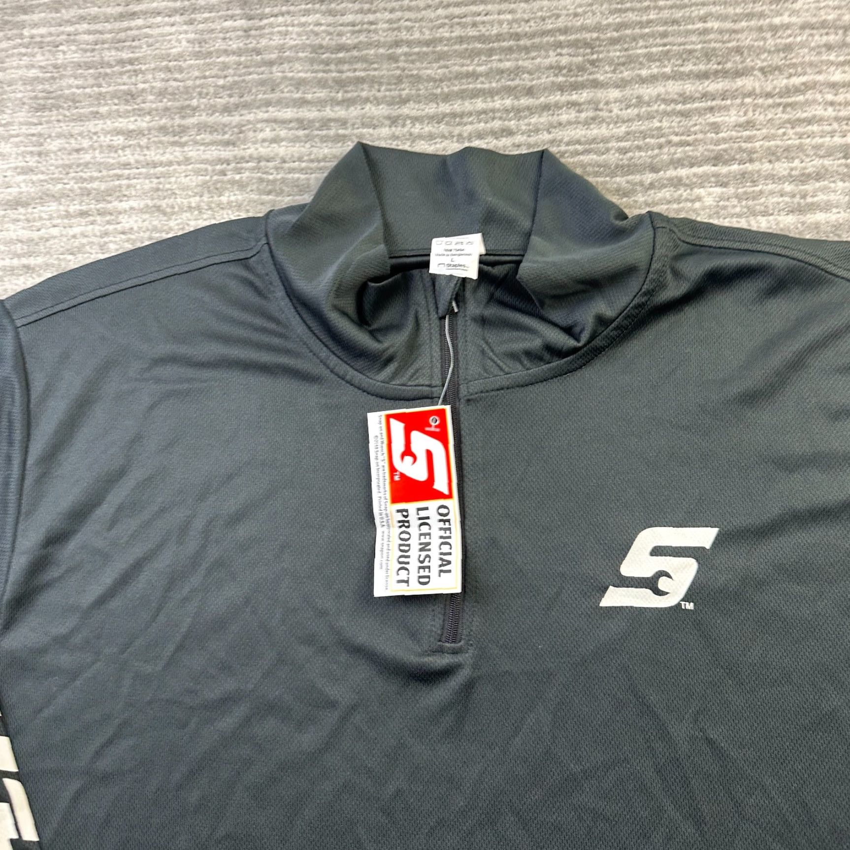 Vintage Snap On Tools Shirt Mens Larg Performance Pullover Quarter Zip 1/4 Stretch Black Size US XL / EU 56 / 4 - 5 Thumbnail