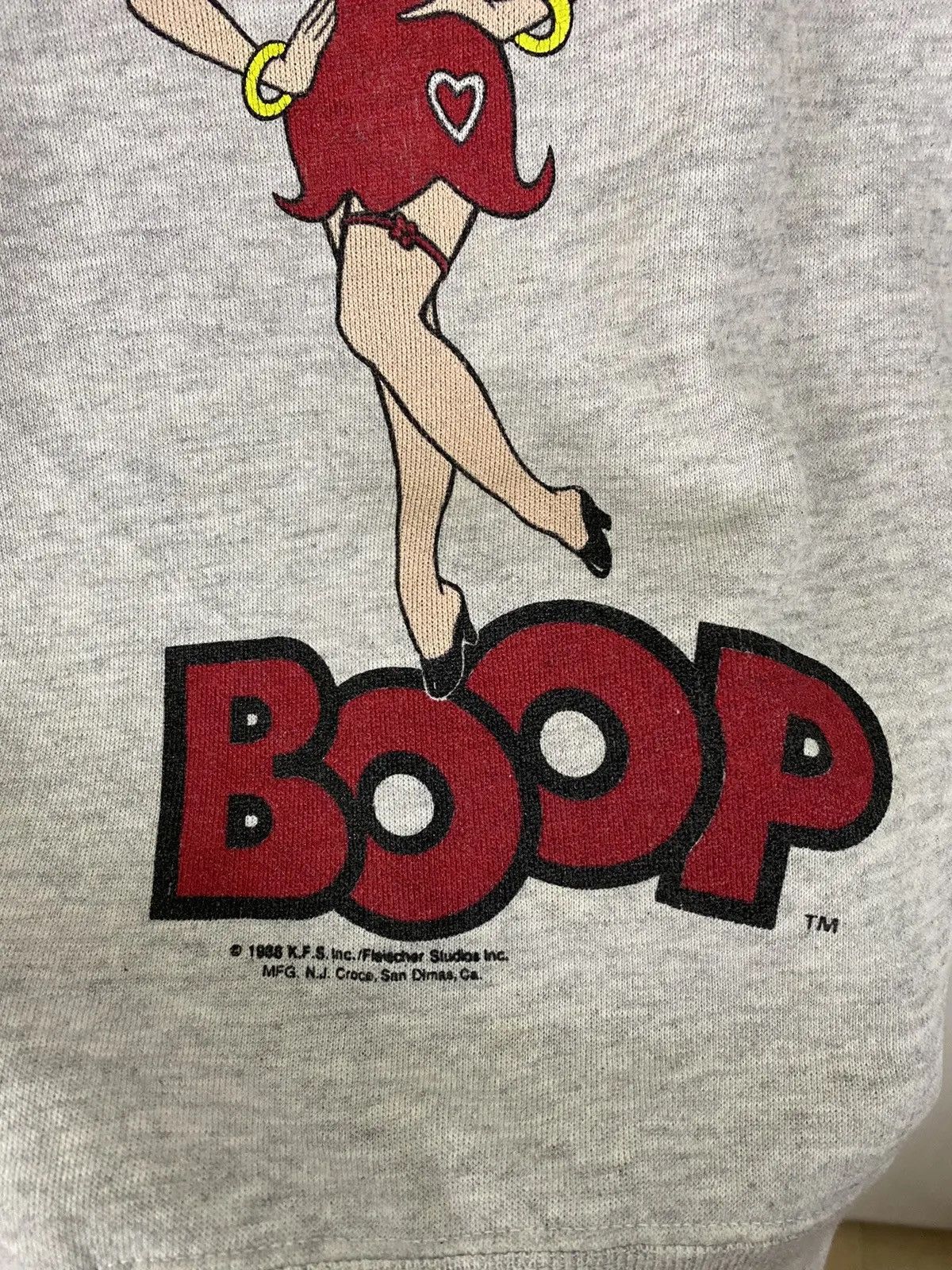 Cartoon Network Vintage Betty Boop Hanes Sweatshirt Size US M / EU 48-50 / 2 - 6 Thumbnail