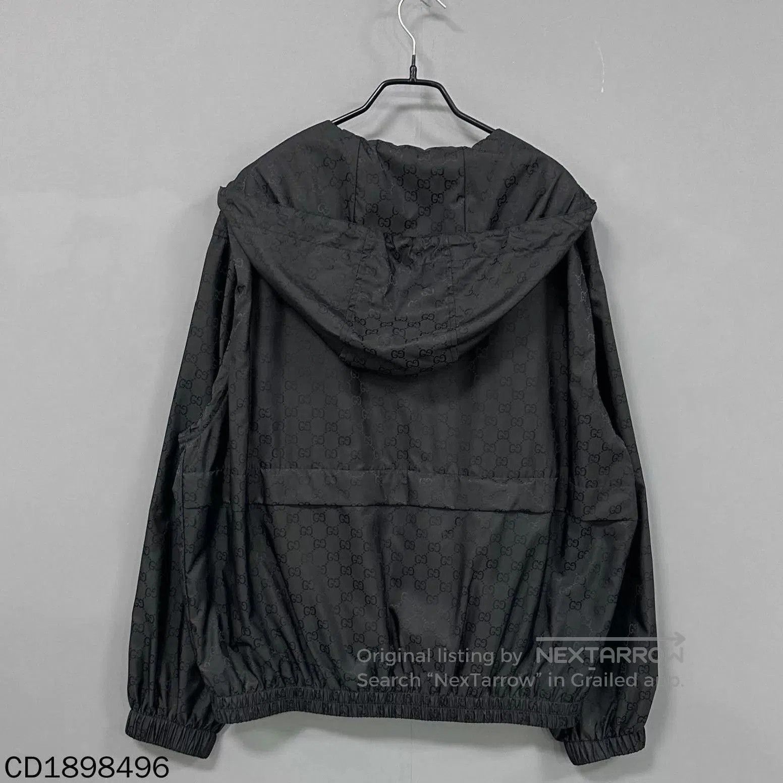 Gucci Black Patterned Zip-Up Light Jacket Size S. Size US S / EU 44-46 / 1 - 3 Thumbnail