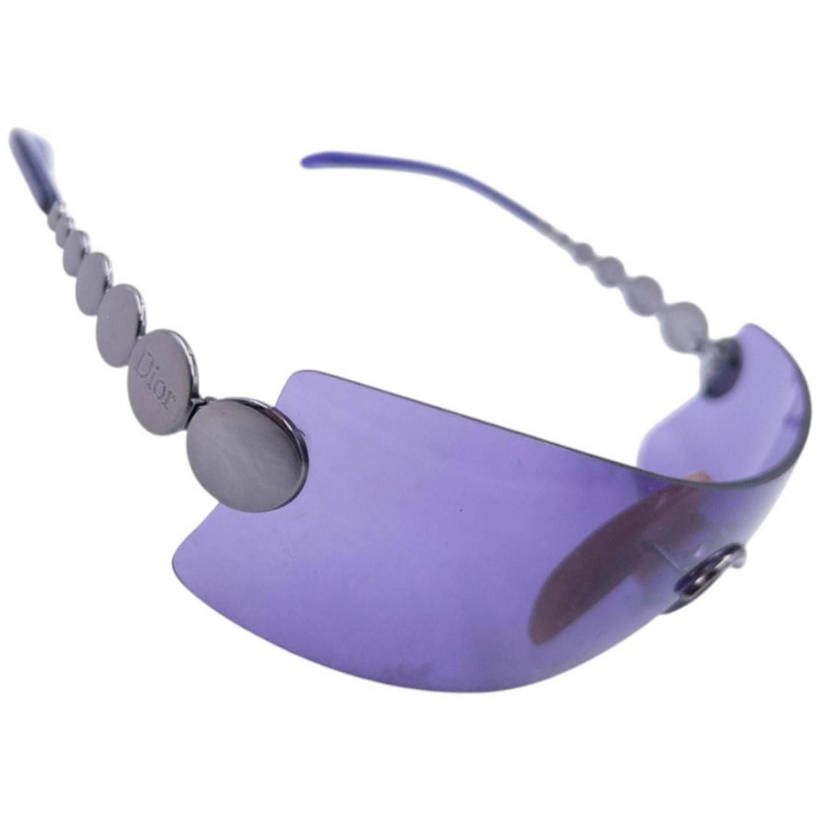 Dior Vintage Dior Shield Circle Frame Sunglasses Size ONE SIZE - 5 Thumbnail