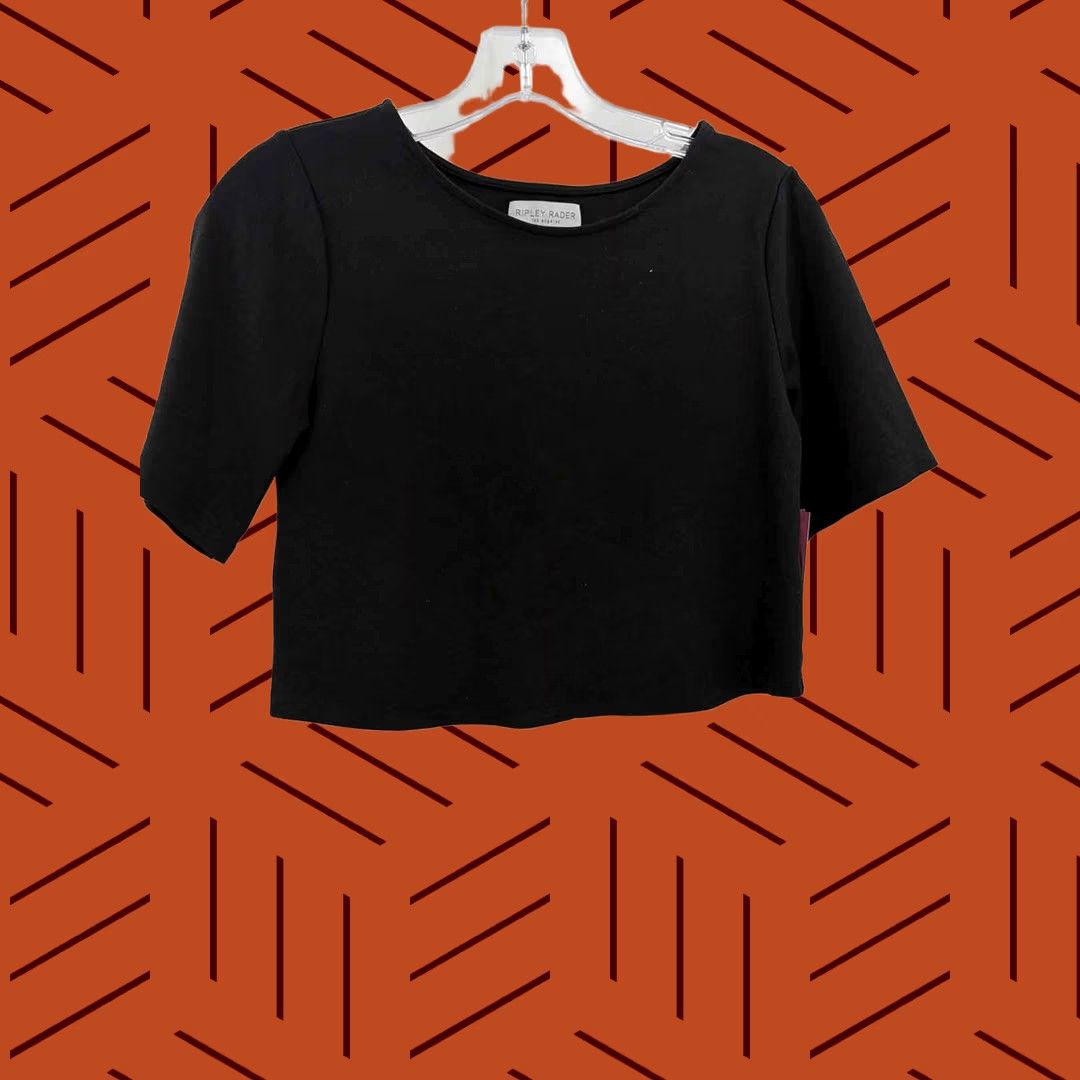 Vintage Ripley Rader Black Blouse Size 2 Size XS / US 0-2 / IT 36-38 - 1 Thumbnail