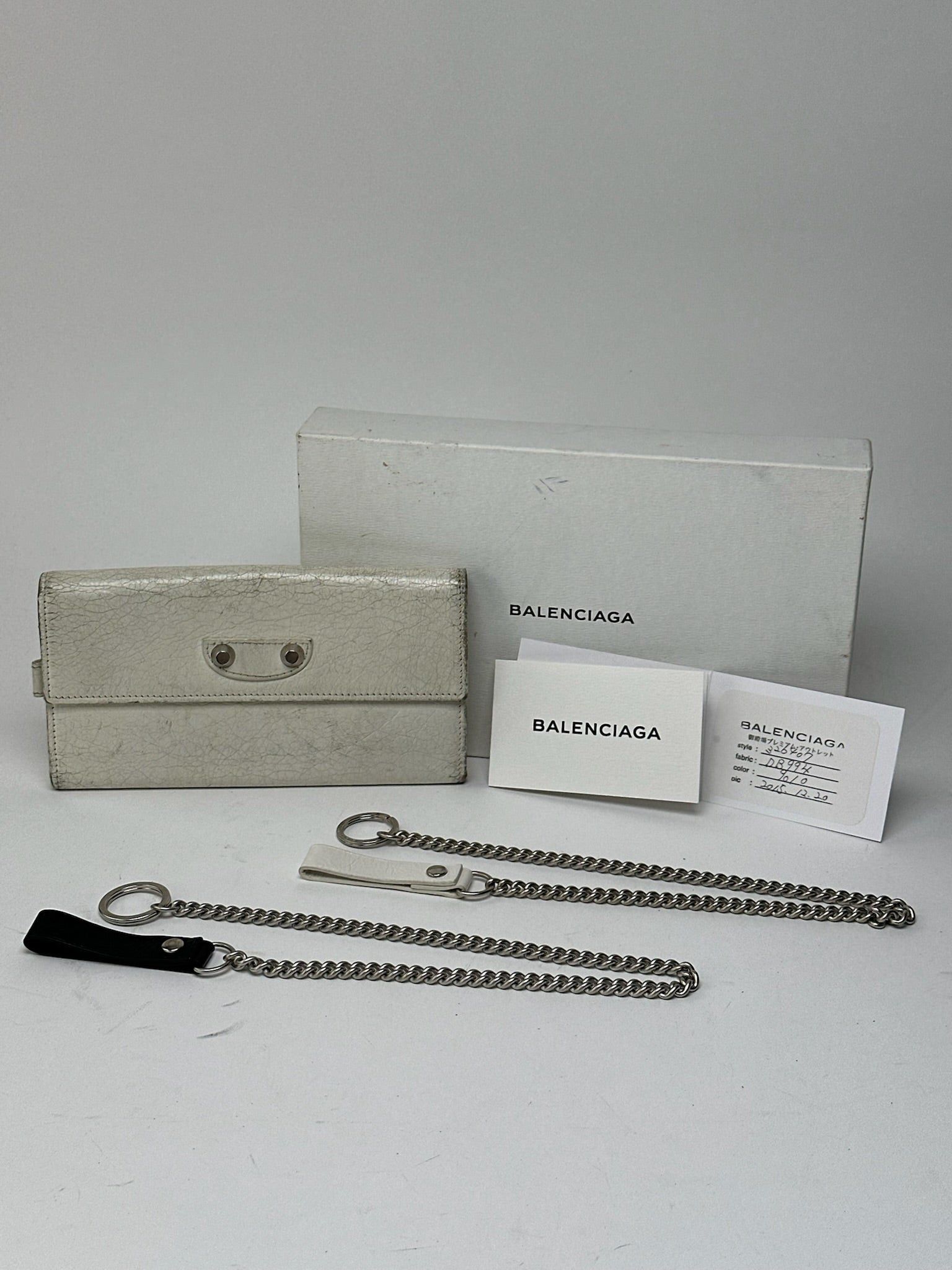Balenciaga Vintage Mini Pochette bag leather white Size ONE SIZE - 1 Thumbnail