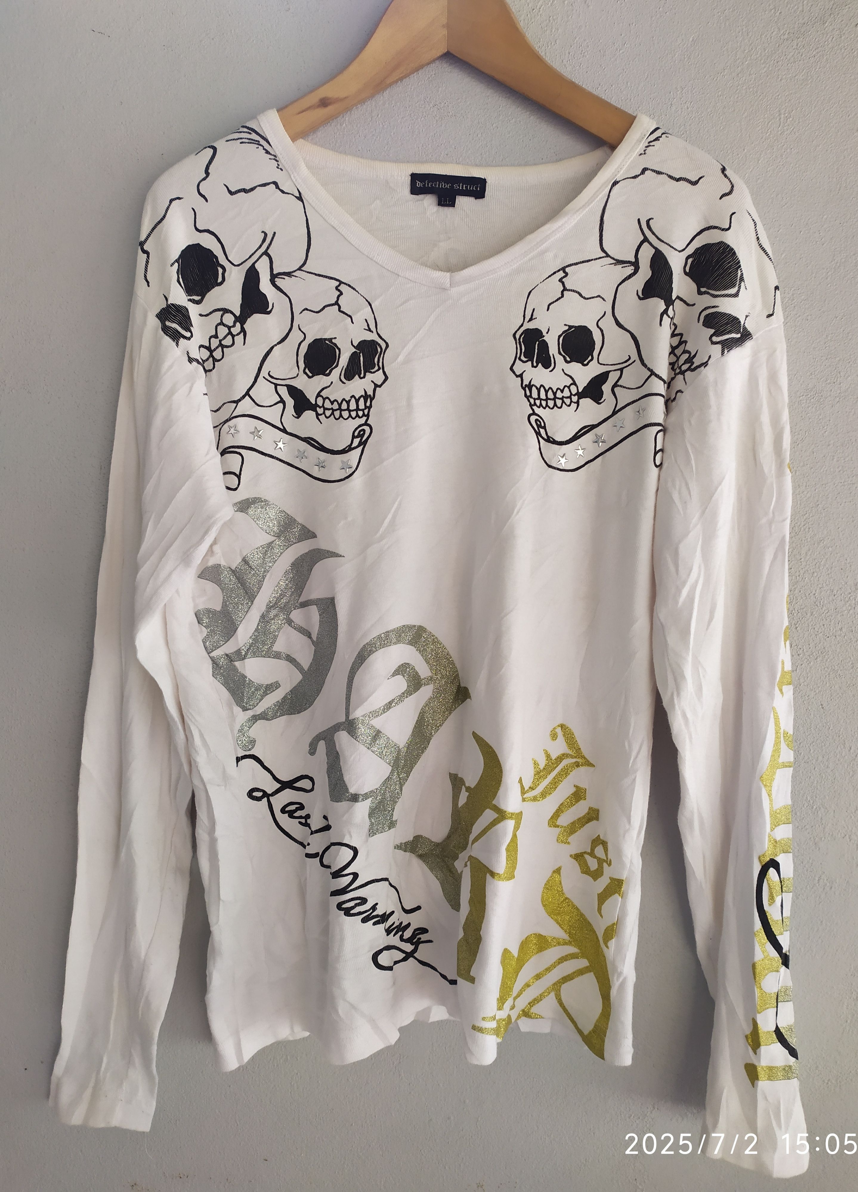 If Six Was Nine Defective struct Tato V neck Long sleeve Size US L / EU 52-54 / 3 - 1 Thumbnail