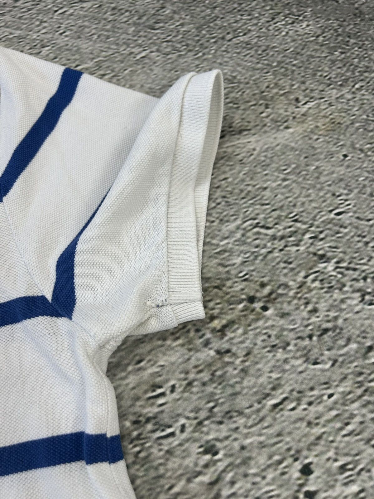 Ralph Lauren Polo Ralph Lauren t-shirt white blue striped small pony Size US S / EU 44-46 / 1 - 8 Thumbnail