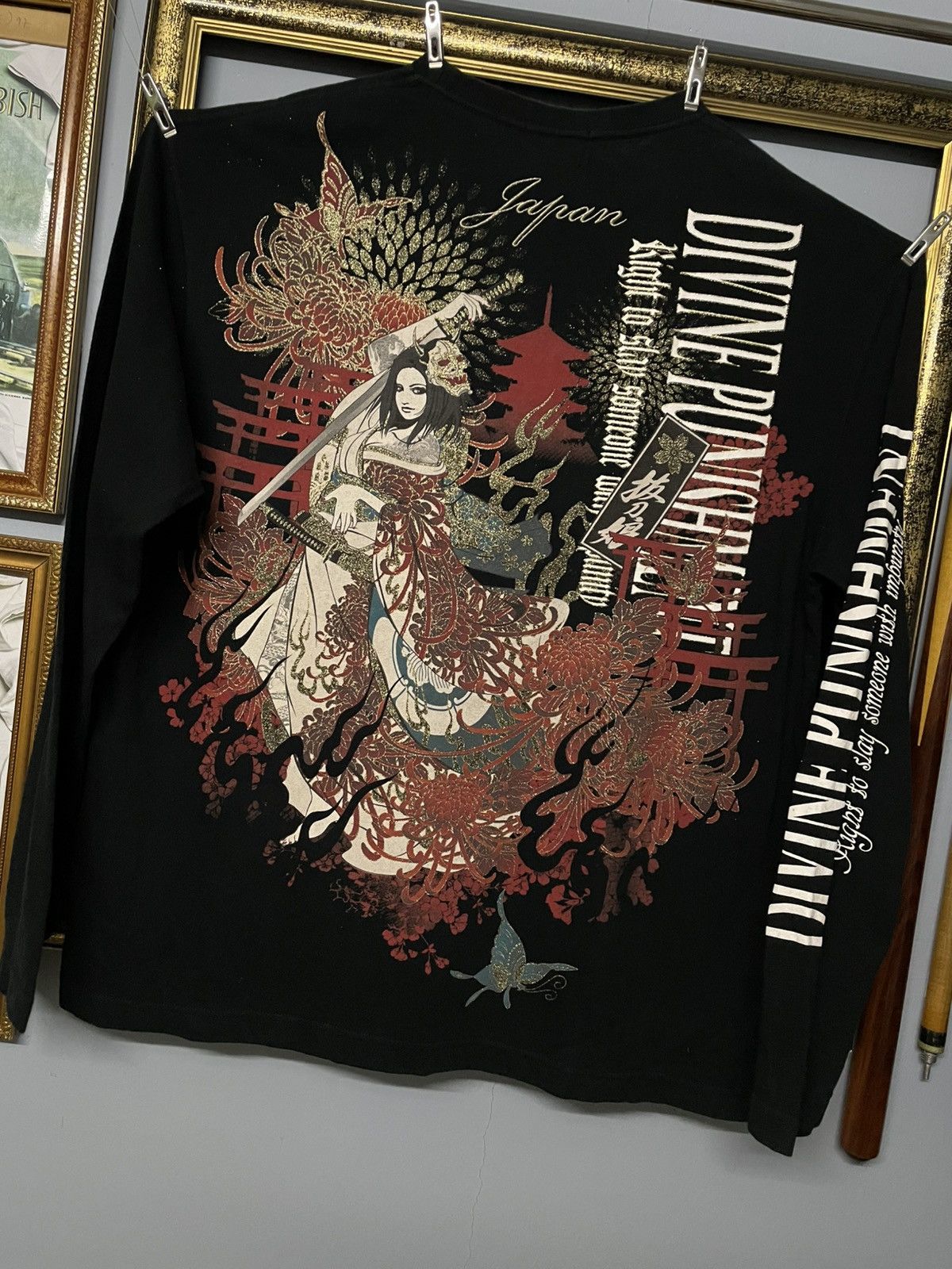 Designer × Japanese Brand × Vintage Vintage Japan 90s Divine Retribution King Of Slay Sukajan Size US XL / EU 56 / 4 - 3 Thumbnail