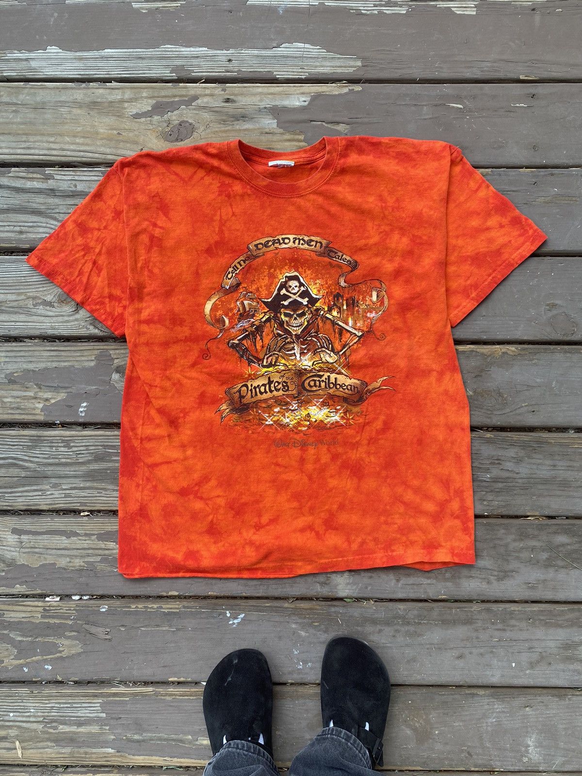 Vintage Vintage Pirates of The Caribbean Tee Size US XL / EU 56 / 4 - 1 Thumbnail
