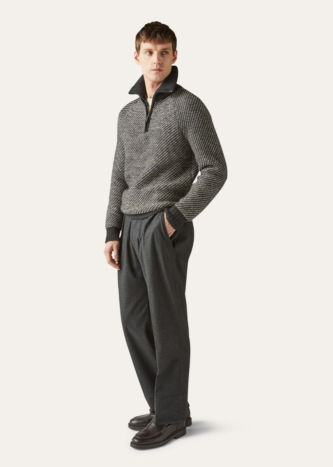 Loro Piana o1srvl11e0225 FAN2313 Sweater in Grey Size US L / EU 52-54 / 3 - 3 Thumbnail