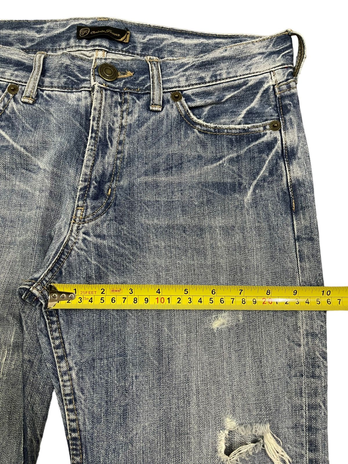 14th Addiction Vintage Japanese Brand Blue Wash Style Baggy Jeans Size US 32 / EU 48 - 12 Thumbnail
