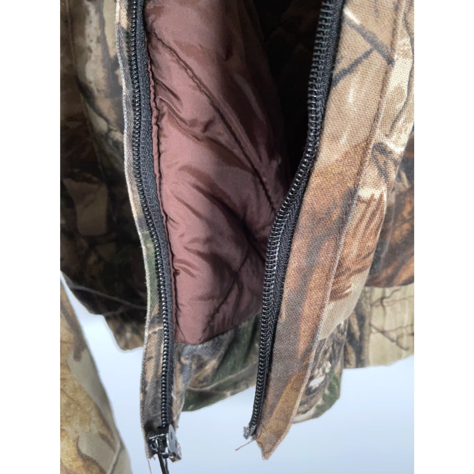 Russell Athletic VINTAGE Russell Outdoors Jacket Camouflage Bomber XL Brown Green Zip Men Size US XL / EU 56 / 4 - 4 Thumbnail