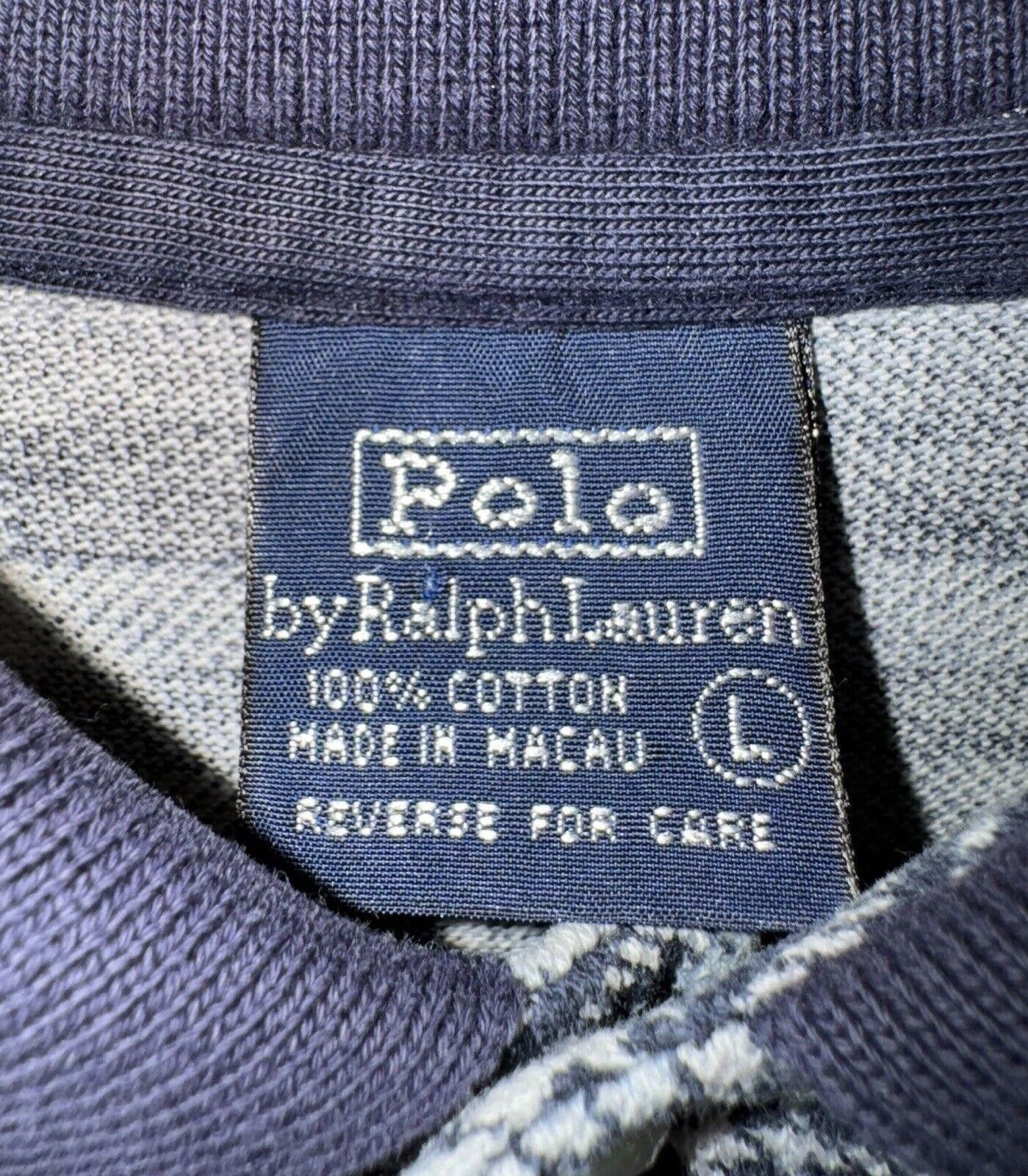 Polo Ralph Lauren VTG Polo Ralph Lauren 80s Striped Plaid Pony Polo Shirt L Size US L / EU 52-54 / 3 - 7 Thumbnail
