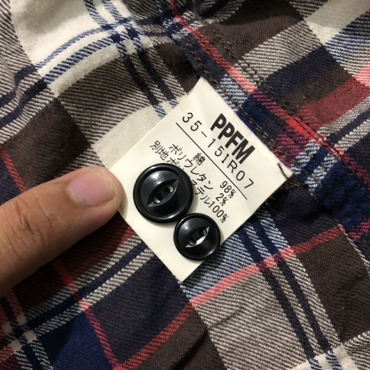 PPFM 2000s PPFM The Dessert Fox Flanel Button Up Shirt Hoodie Size US M / EU 48-50 / 2 - 16 Thumbnail