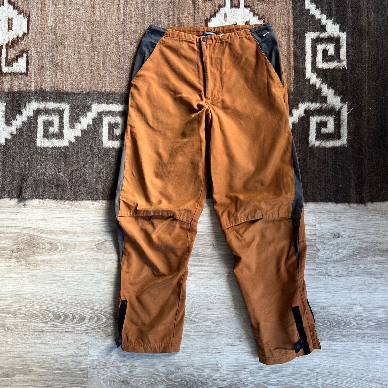 Nike Nike Vintage Orange Nylon Track Pants 8773AC Size US 30 / EU 46 - 2 Thumbnail
