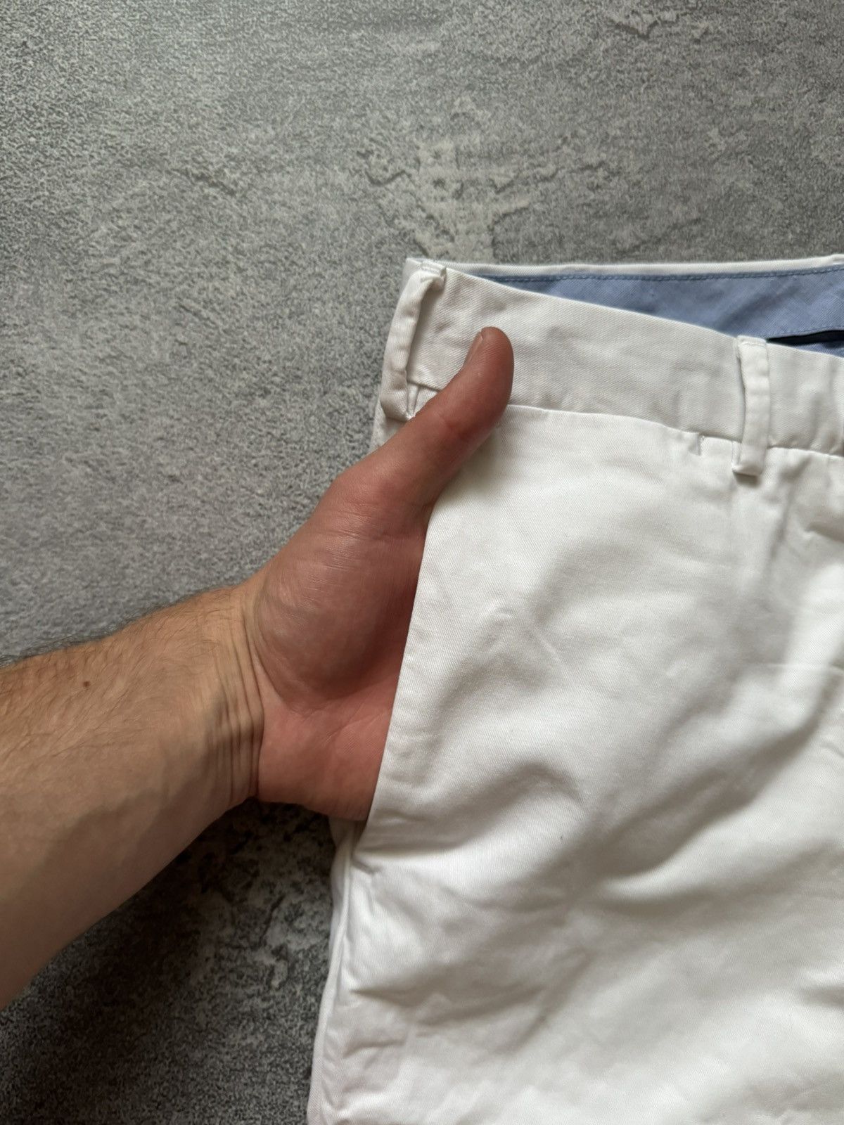 Polo Ralph Lauren × Vintage Polo Ralph Lauren 32/32 white chino pant trouser Jean stretc Size US 32 / EU 48 - 10 Thumbnail