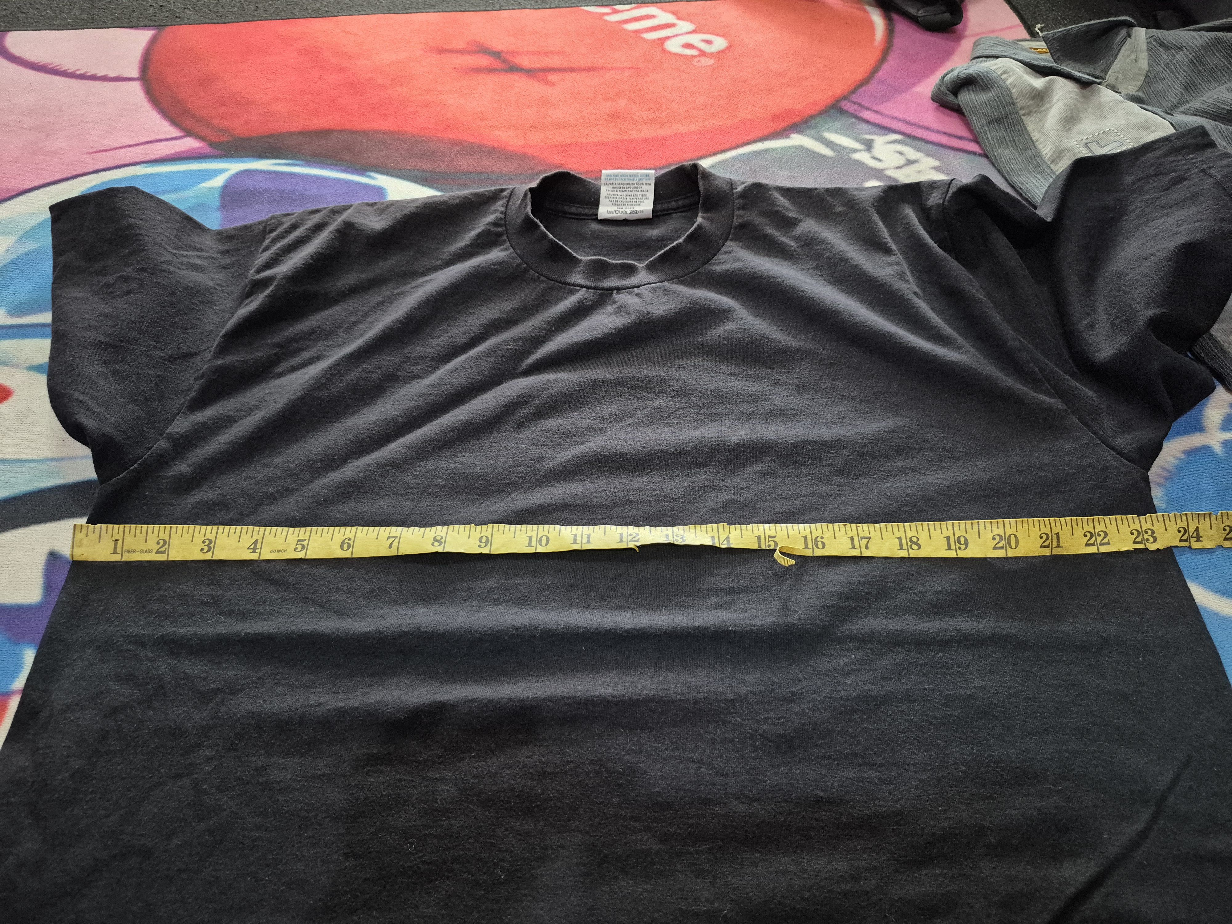 Vintage 🔥 Vintage Y2K Pro Club Plain Black Tee Size US XL / EU 56 / 4 - 7 Thumbnail