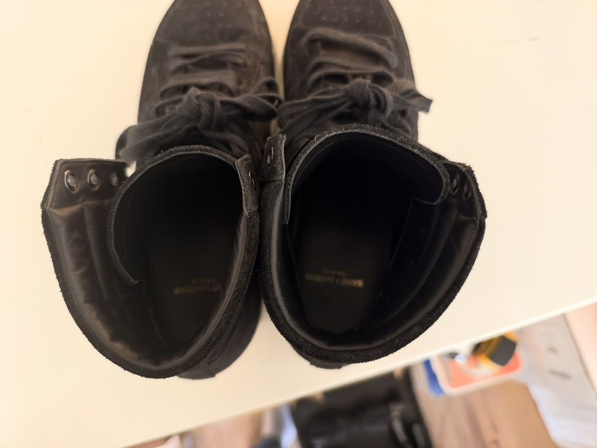 Yves Saint Laurent Saint Laurent Men’s High-Top Sneakers Black Size 44 / US 11 Size US 11 / EU 44 - 3 Thumbnail