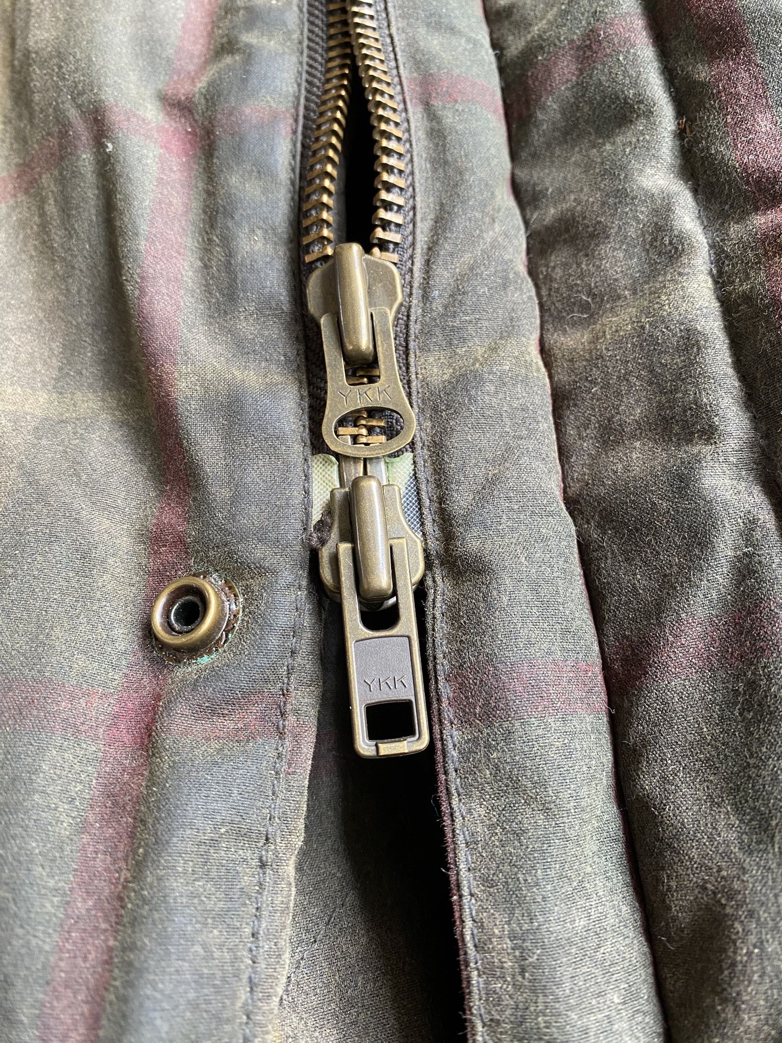 NN07 Waxed Check Coat - British Millerain Fabric Size US XL / EU 56 / 4 - 14 Thumbnail
