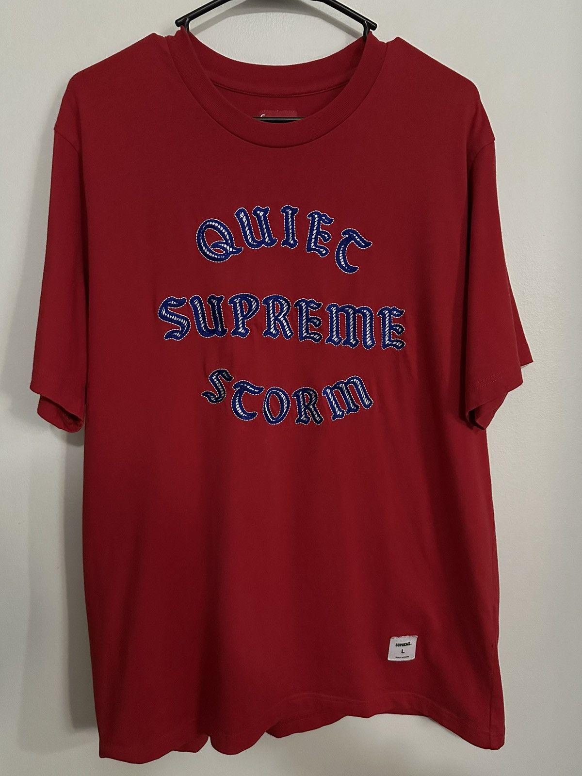 Supreme Supreme Origin Tee Red Medium S/S 12 | Grailed