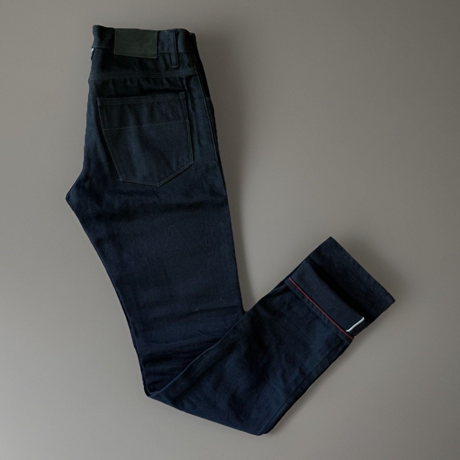 Raleigh Denim Raleigh Denim Martin Selvedge Jeans 30 Black Dark Wash Size US 30 / EU 46 - 1 Thumbnail