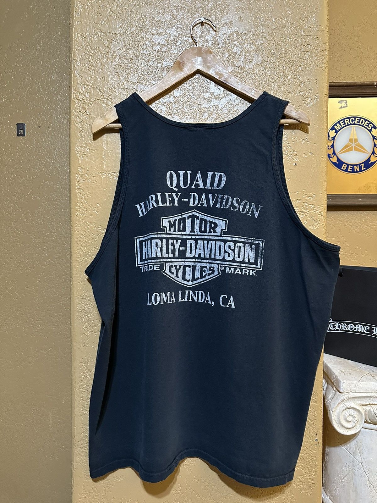 Harley Davidson × Japanese Brand × Vintage 🦅 Vintage Faded Harley Davidson Eagle Tank Top Large Size US L / EU 52-54 / 3 - 3 Thumbnail