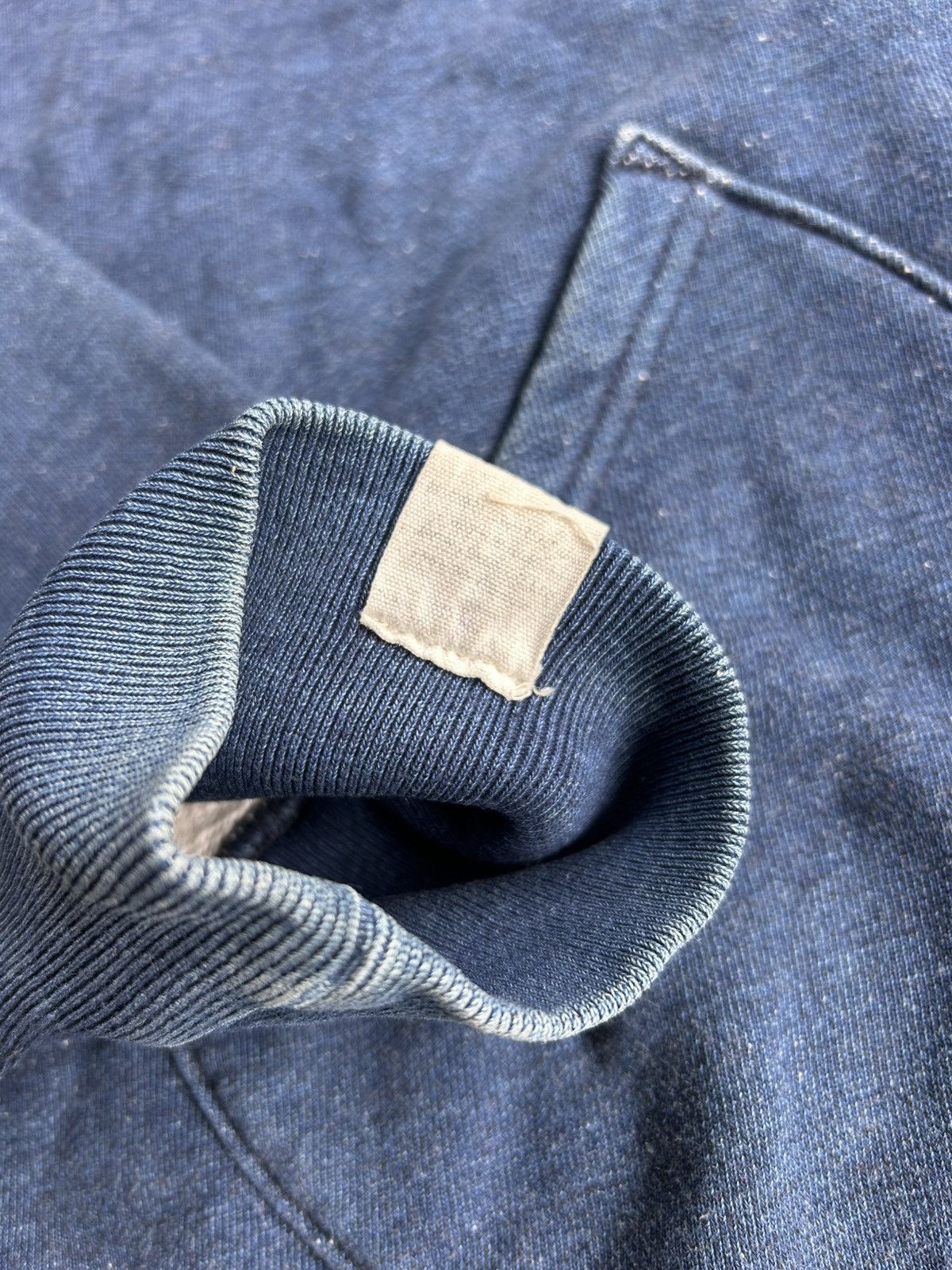 Momotaro Jeans Momotaro Jeans Indigo-dyed Full-zip Hiodie Size US XXL / EU 58 / 5 - 9 Thumbnail