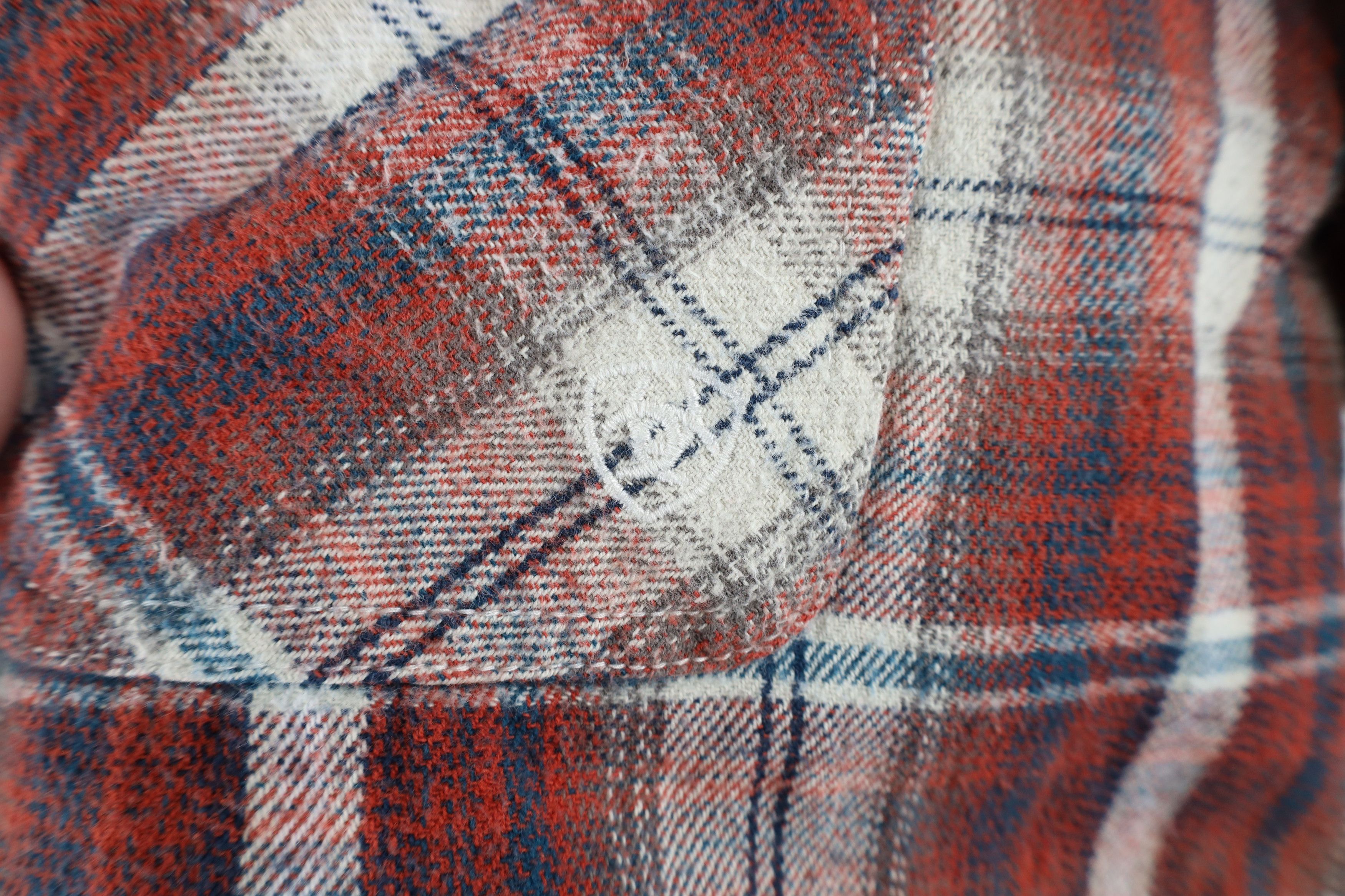 Ariat × Vintage Ariat Fit Heavyweight Western Flannel Snap Button Shirt Size US L / EU 52-54 / 3 - 5 Thumbnail