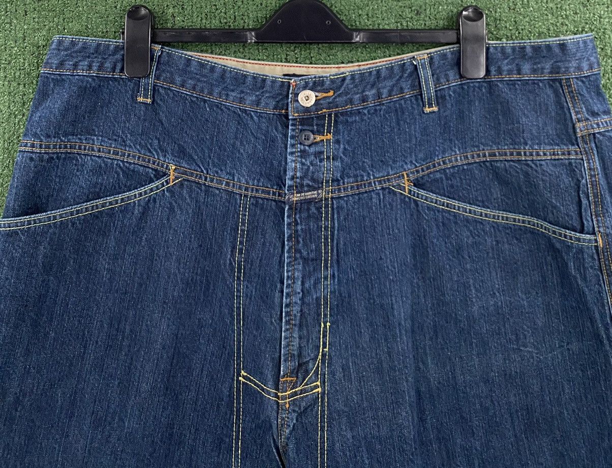 Marithe + Francois Girbaud Vintage Y2K Marithe Francois Girbaud Jean Shorts Jorts Sz 42 Size US 42 / EU 58 - 2 Thumbnail