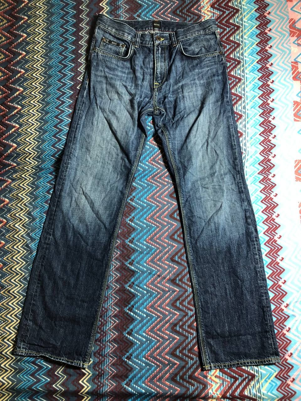 Hugo Boss × Vintage Hugo Boss Streetwear Casual Denim Pants Jeans Size US 32 / EU 48 - 16 Thumbnail