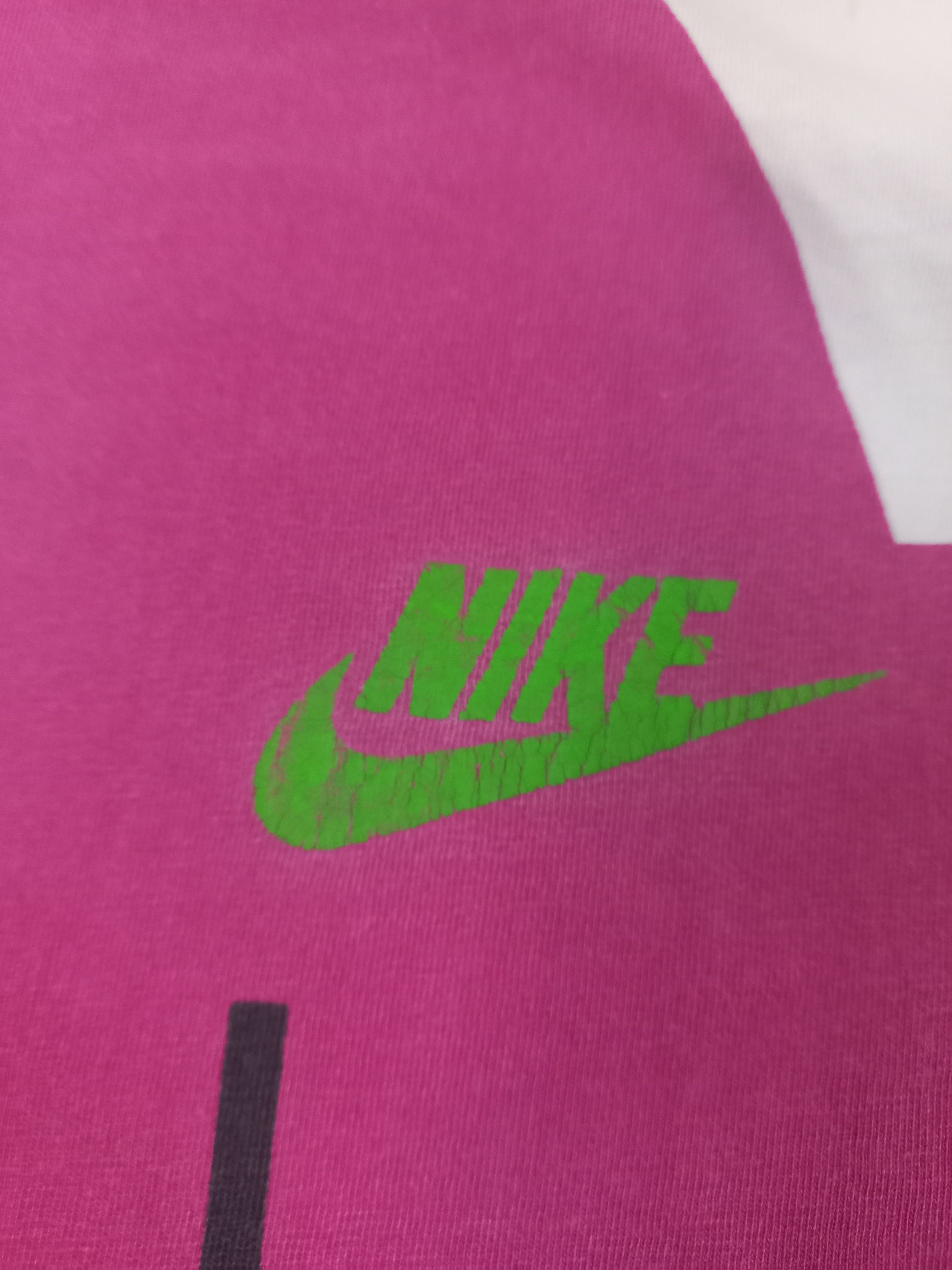 Nike Vintage 90s T-Shirt Nike Overprint Japanese Tee Size US XL / EU 56 / 4 - 3 Thumbnail