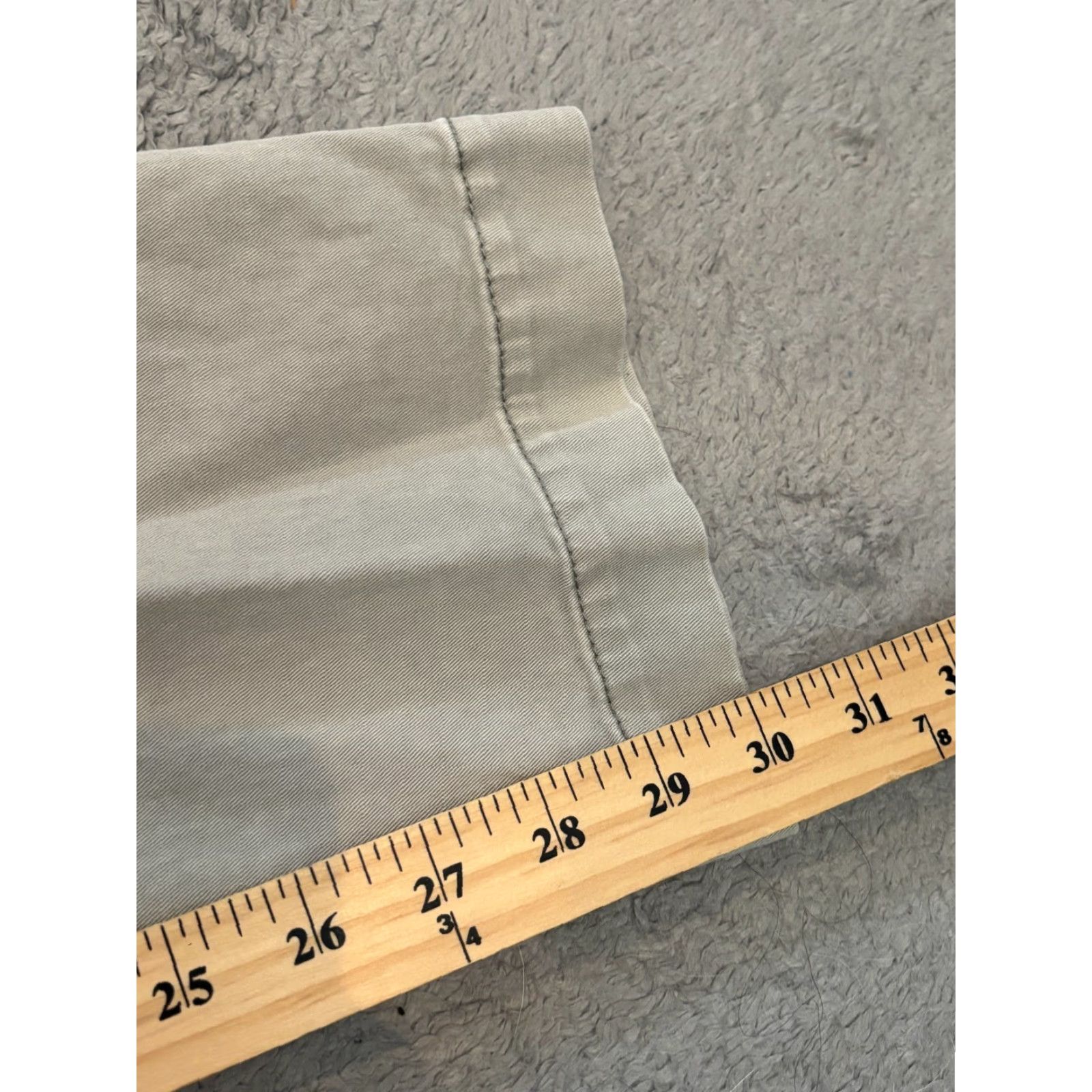 Gap Gap Chino Pant Mens 34x30 Gray Cotton Straight Slim Preppy Career Classic Pants Size US 34 / EU 50 - 5 Thumbnail