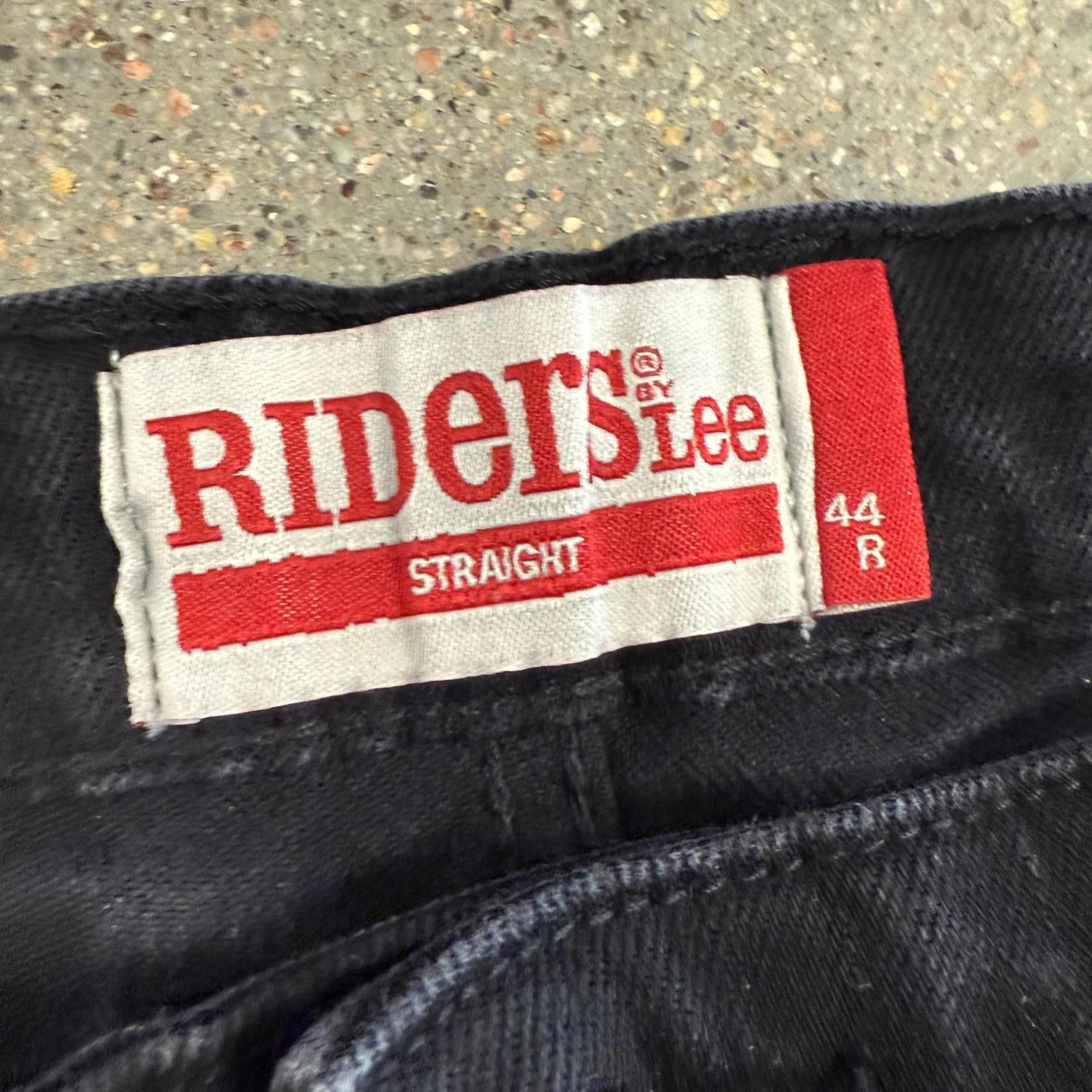Designer Riders by LEE Black Denim Jeans 44 R Straight Cut Size US 44 / EU 60 - 7 Thumbnail