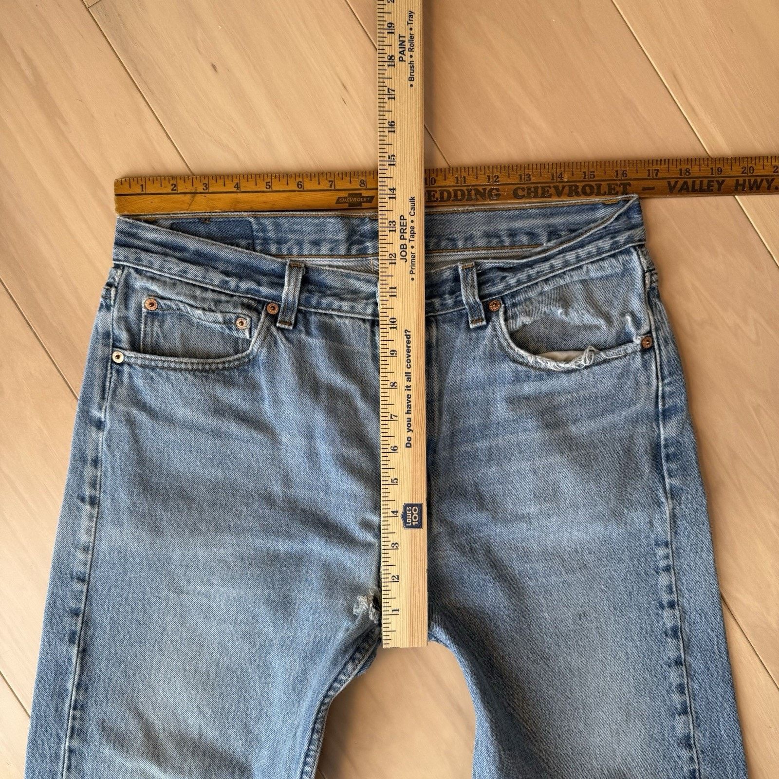 Levi's Vintage Levis 501 Jeans 32 Straight Leg 80s Denim Workwear Size US 32 / EU 48 - 6 Thumbnail