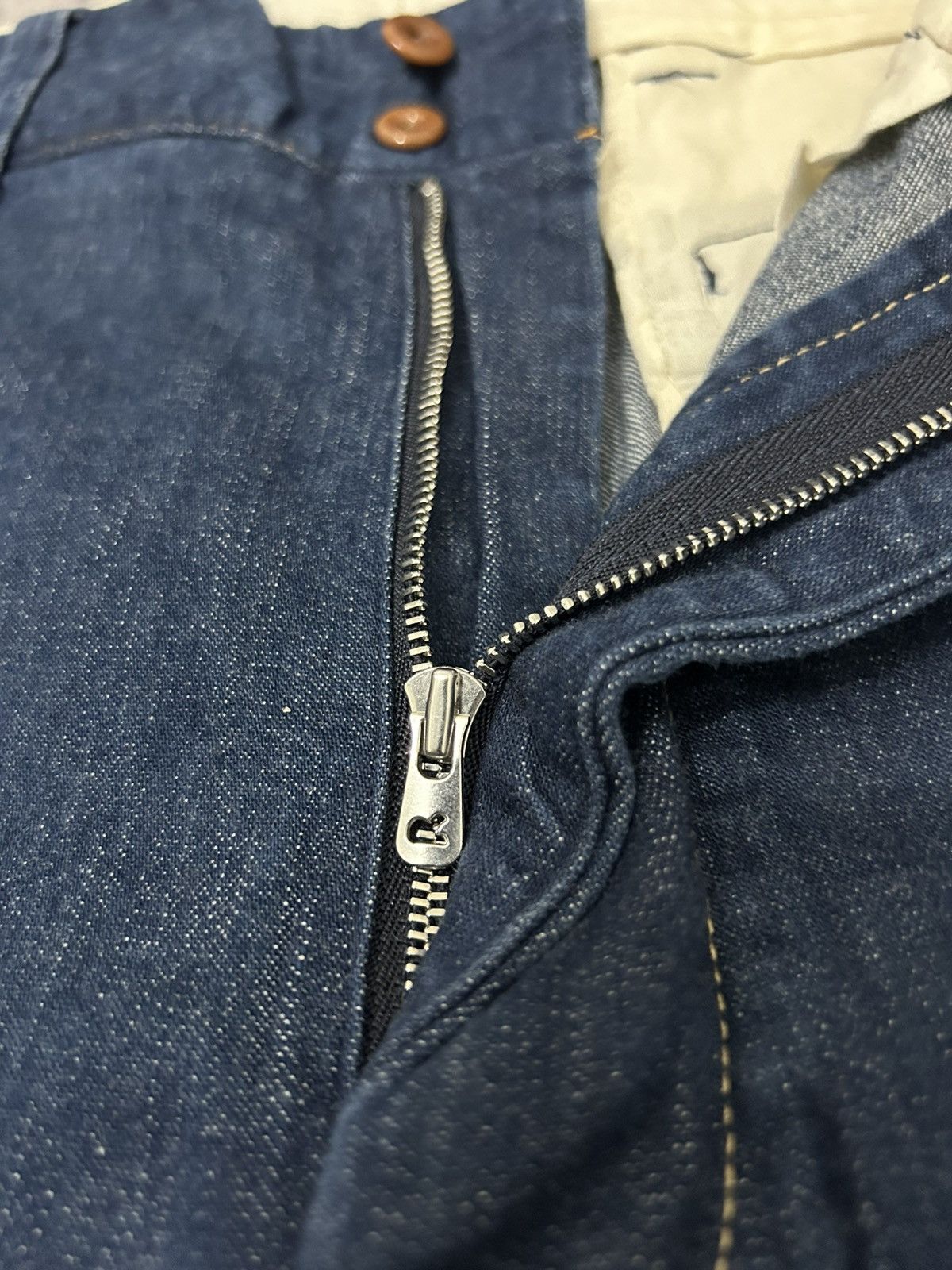 45rpm 45Rpm Japan Denim Bottom button Pants Size US 27 - 10 Thumbnail