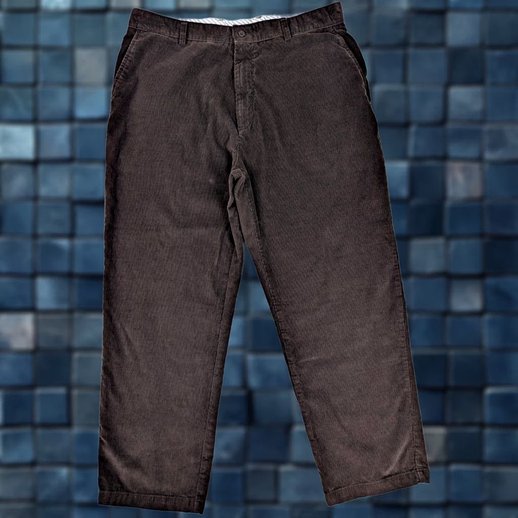 Club Room Club Room Corduroy Straight Leg Pants Men 36x29 Brown Cotton EUC Size US 36 / EU 52 - 1 Thumbnail