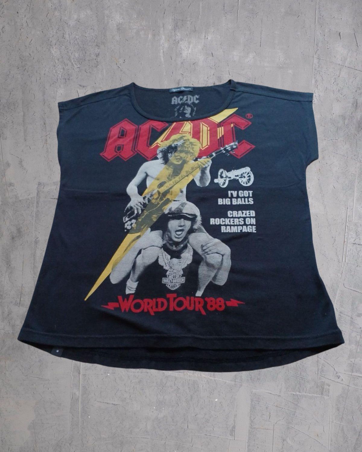 Hysteric Glamour × Japanese Brand × Vintage Hysteric Glamour “AC/DC” T-shirt Size US M / EU 48-50 / 2 - 2 Thumbnail