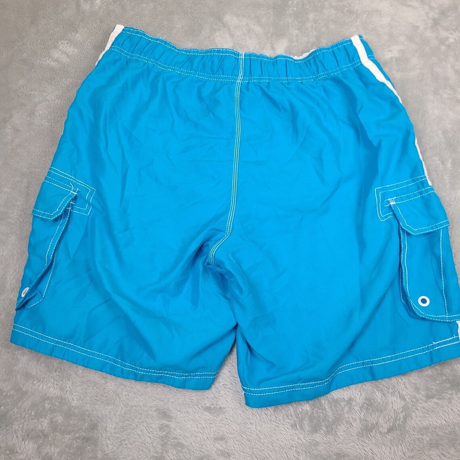 Ocean Pacific Ocean Pacific Mens Swim Trunks Blue Size L (36-38) Cargo Sty Size US 36 / EU 52 - 9 Thumbnail