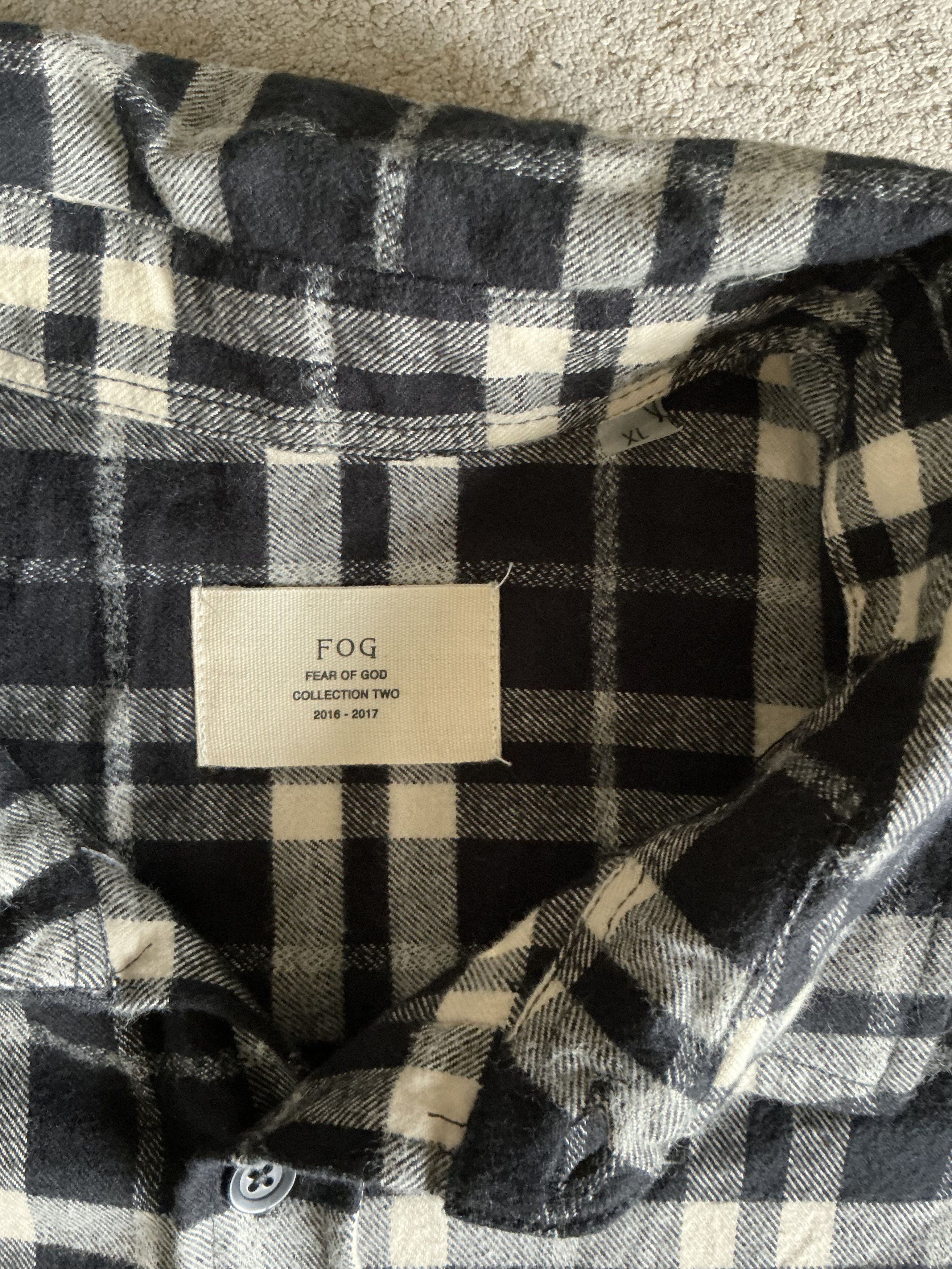 Fear of God FOG Collection two 2016-2017 sleeveless button up shirt Size US XL / EU 56 / 4 - 4 Thumbnail