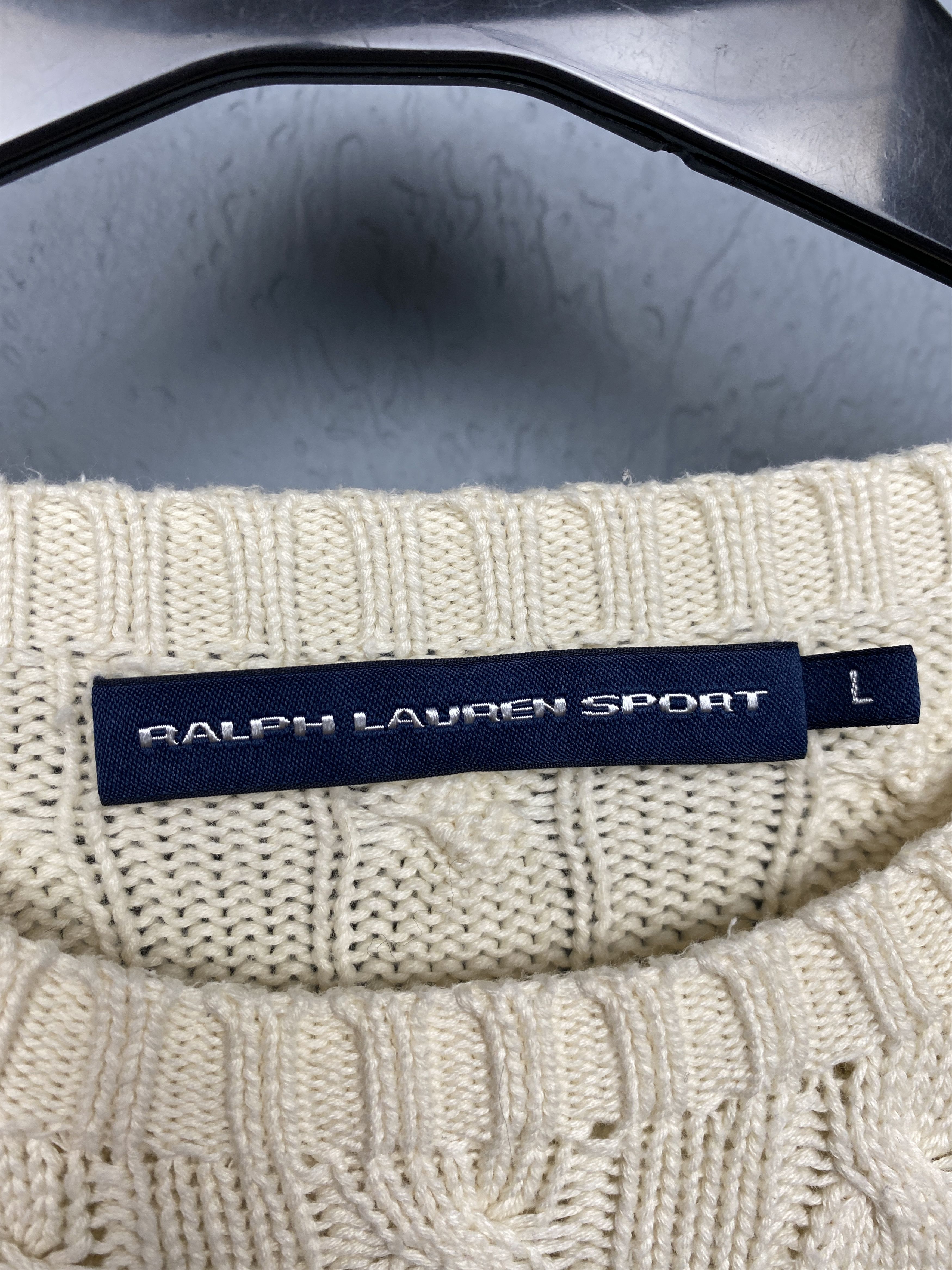 Polo Ralph Lauren × Ralph Lauren × Vintage Polo Ralph Lauren Vintage Womens Crew Neck Knit Sweater Size L / US 10 / IT 46 - 4 Thumbnail