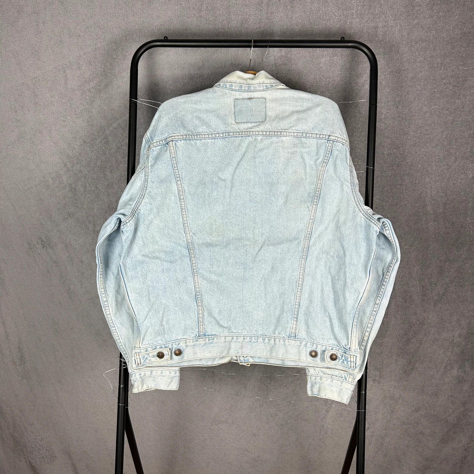 Levi's Levis denim jacket vintage 90s jasno baby blue denim Size US XL / EU 56 / 4 - 2 Thumbnail