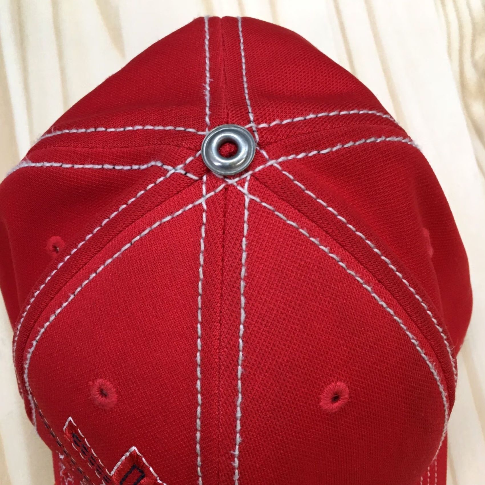 Reebok Reebok Washington Capitals NHL Baseball Cap Hat Mens Red S-M Fitted Curved Brim Size ONE SIZE - 4 Thumbnail