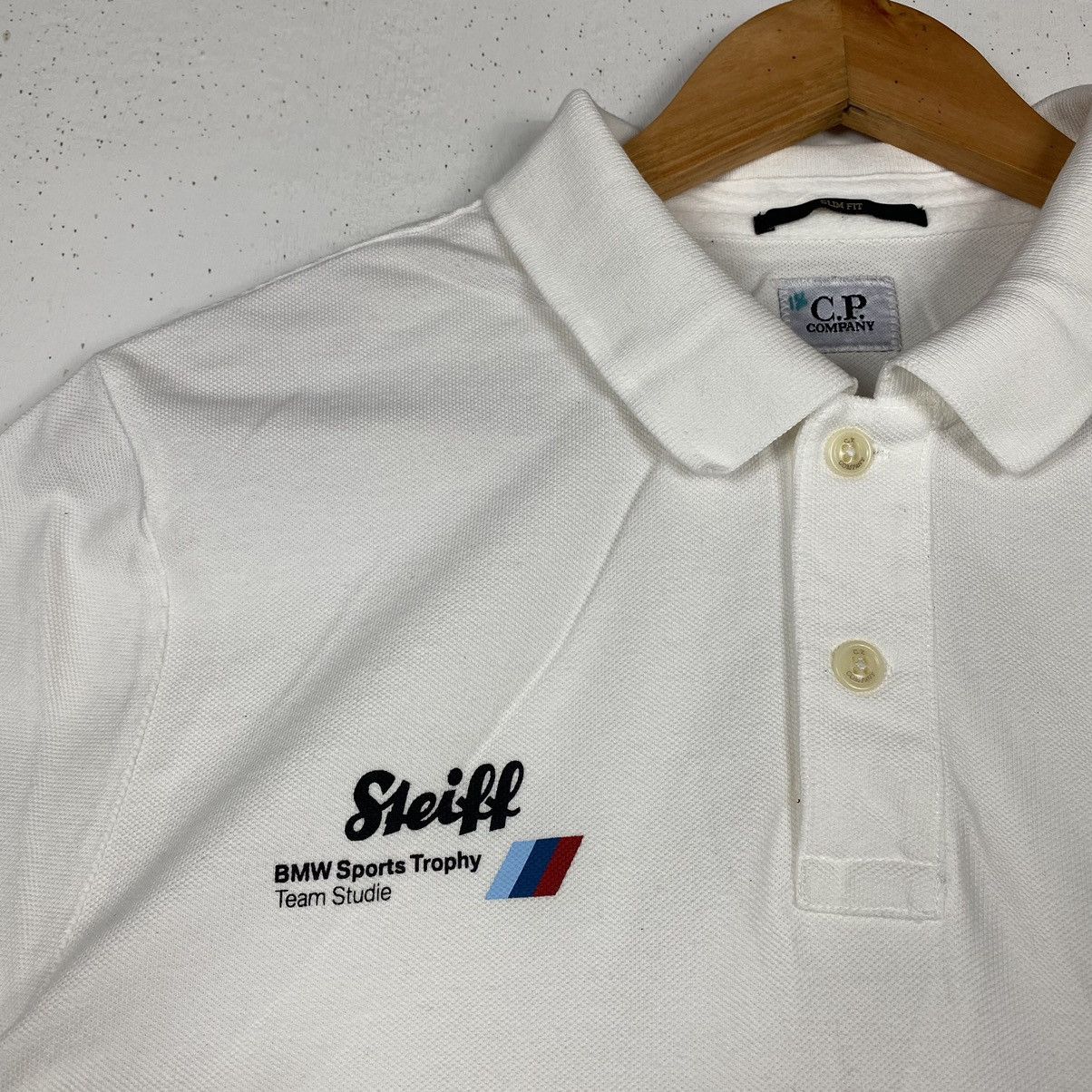 BMW × C.P. Company C.P. COMPANY BMW SPORTS TROPHY SLIM FIT POLO SHIRT Size US L / EU 52-54 / 3 - 3 Thumbnail