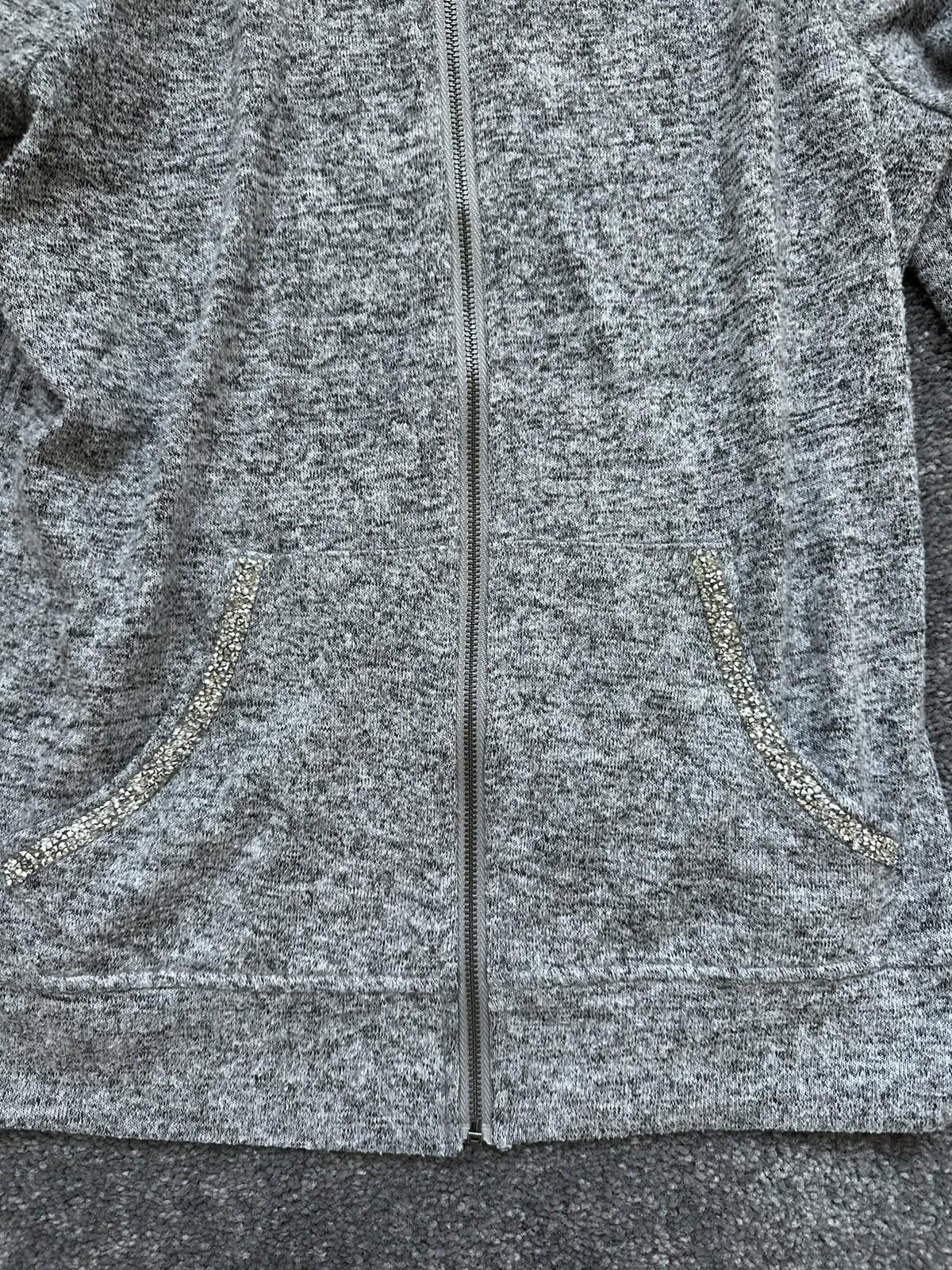 Juicy Couture Jeans Y2K Juicy Couture Jacket XS Gray Zip Up Lightweight Hoodie Size XS / US 0-2 / IT 36-38 - 2 Thumbnail