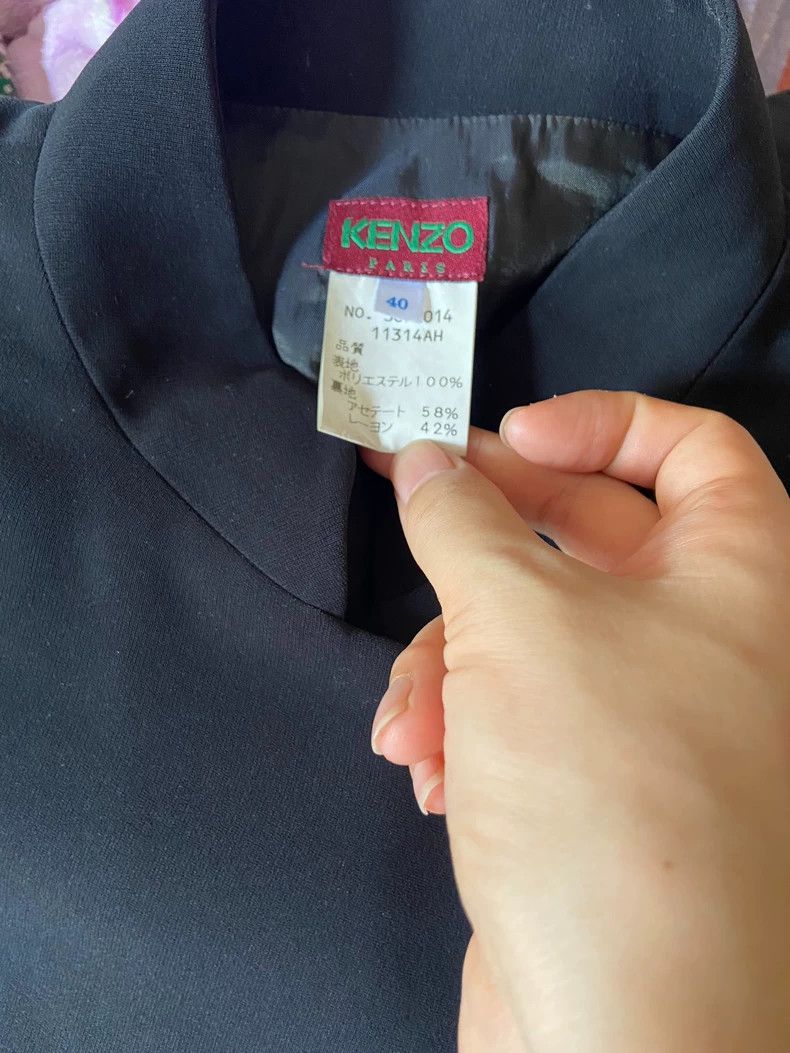 Kenzo KENZO The same black suit from the fall/winter 1997 show Size XS / US 0-2 / IT 36-38 - 4 Thumbnail
