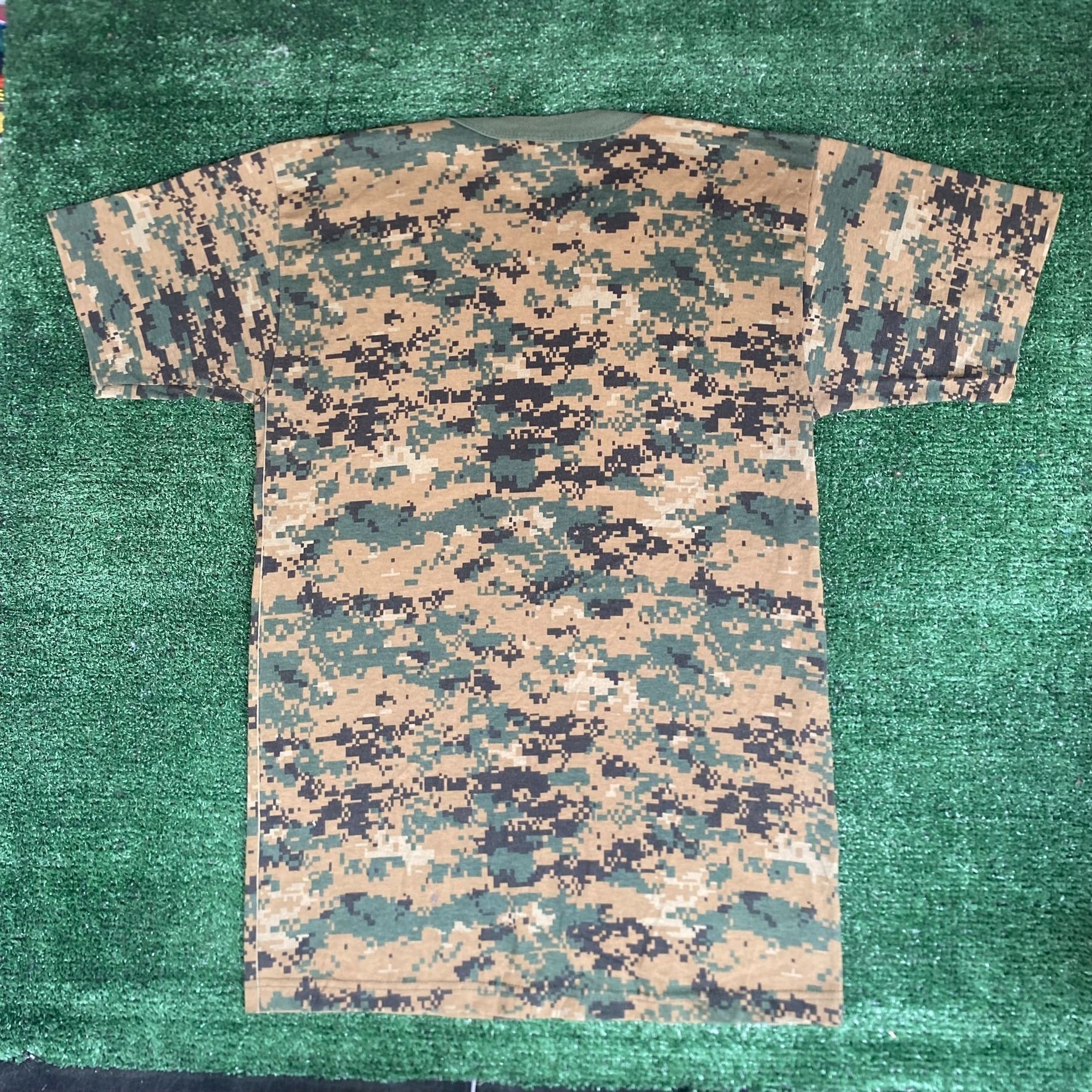 Vintage Vintage 90s Digital Camo Shirt Forest Camouflage Military Te Size US M / EU 48-50 / 2 - 6 Thumbnail
