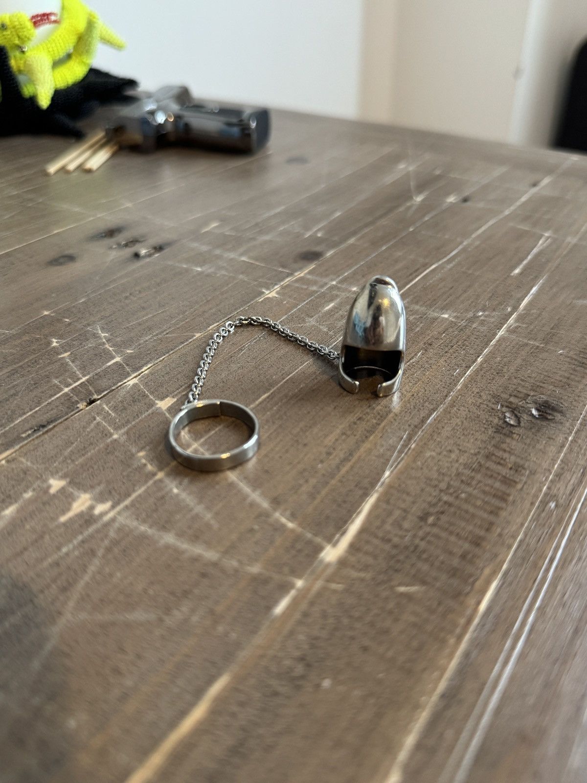 Takahiromiyashita The Soloist. Takahiromiyashita The Soloist Fingertip Ring Size ONE SIZE - 6 Thumbnail