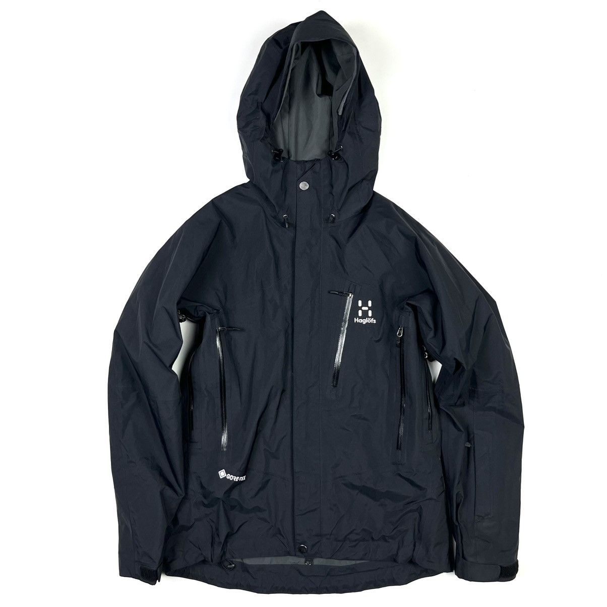 Goretex × Haglofs Haglofs Gore-tex Jacket Outdoor Life Mountain Black Size S / US 4 / IT 40 - 1 Thumbnail