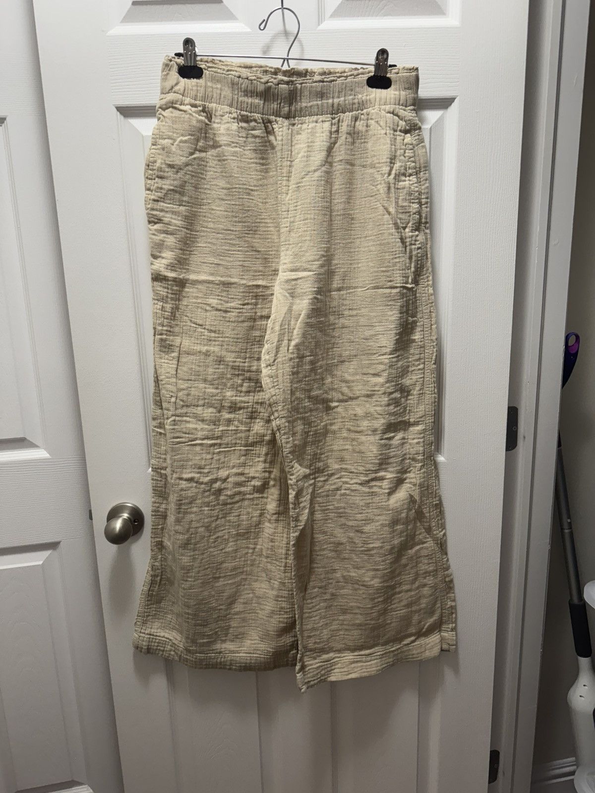 Gap × Vintage Gap Vintage Desert Oversized Beige Flared Lounge Pants Size US 32 / EU 48 - 2 Thumbnail