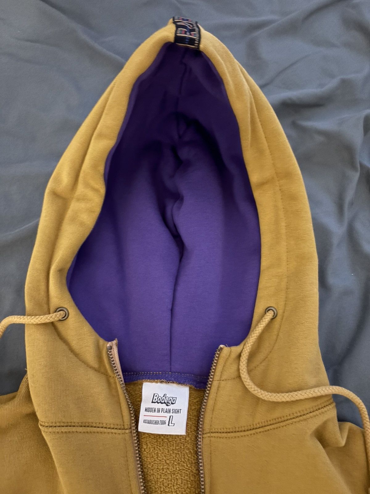 Bodega Bodega Quarter Zip Hooded Sweatshirt Size US L / EU 52-54 / 3 - 3 Thumbnail