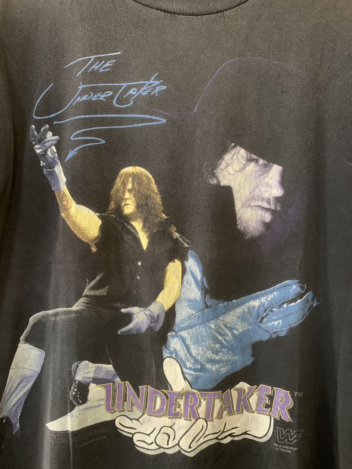RARE ‼️ Vintage undertaker wwf with signature