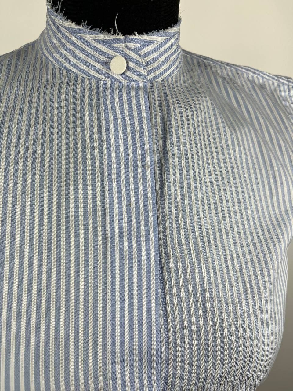 Helmut Lang Helmut Lang Striped Cotton Sleeveless Shirt Blouse Size S / US 4 / IT 40 - 8 Thumbnail